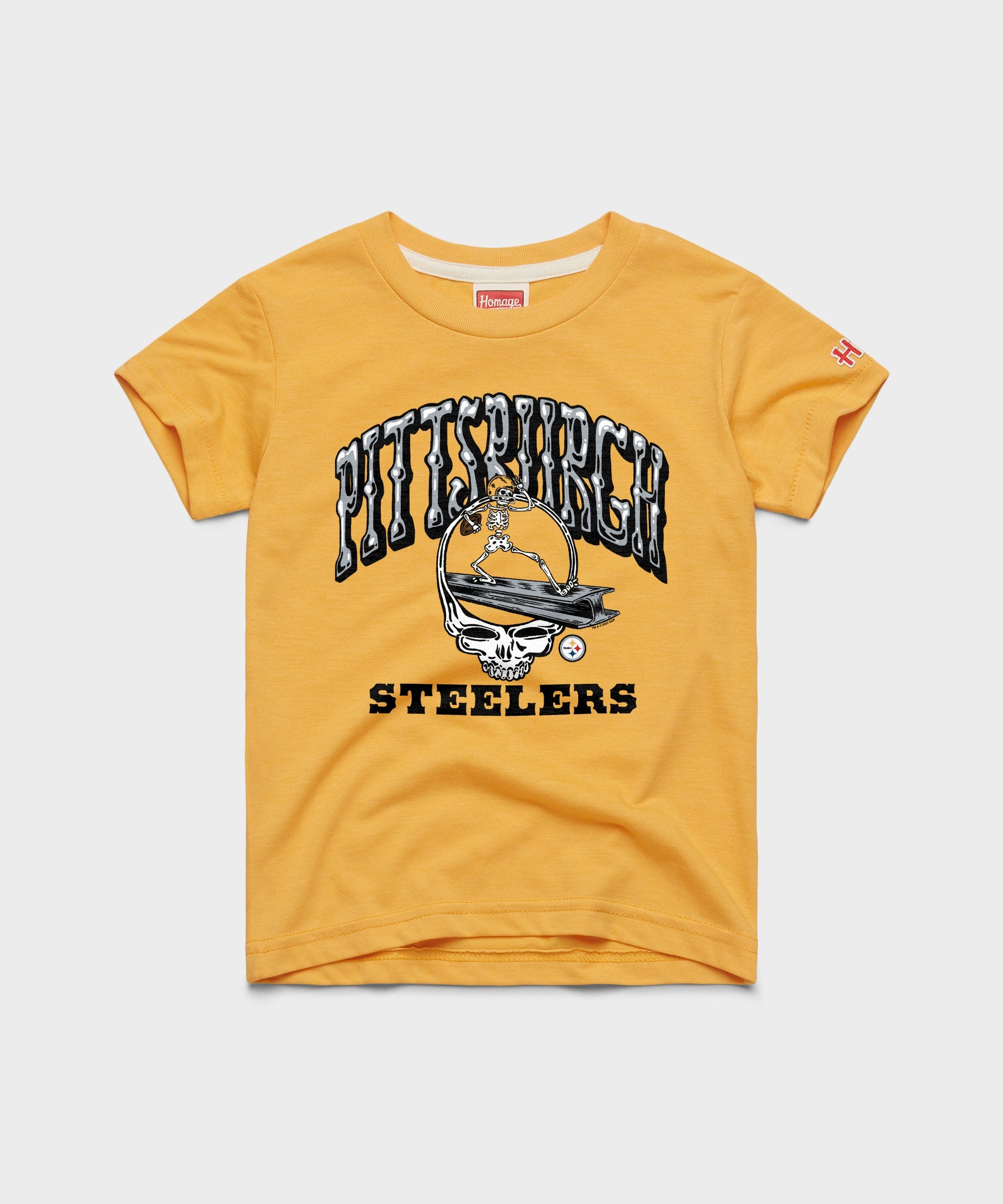 Youth NFL x Grateful Dead x Steelers | Kids Retro NFL T-Shirt – HOMAGE
