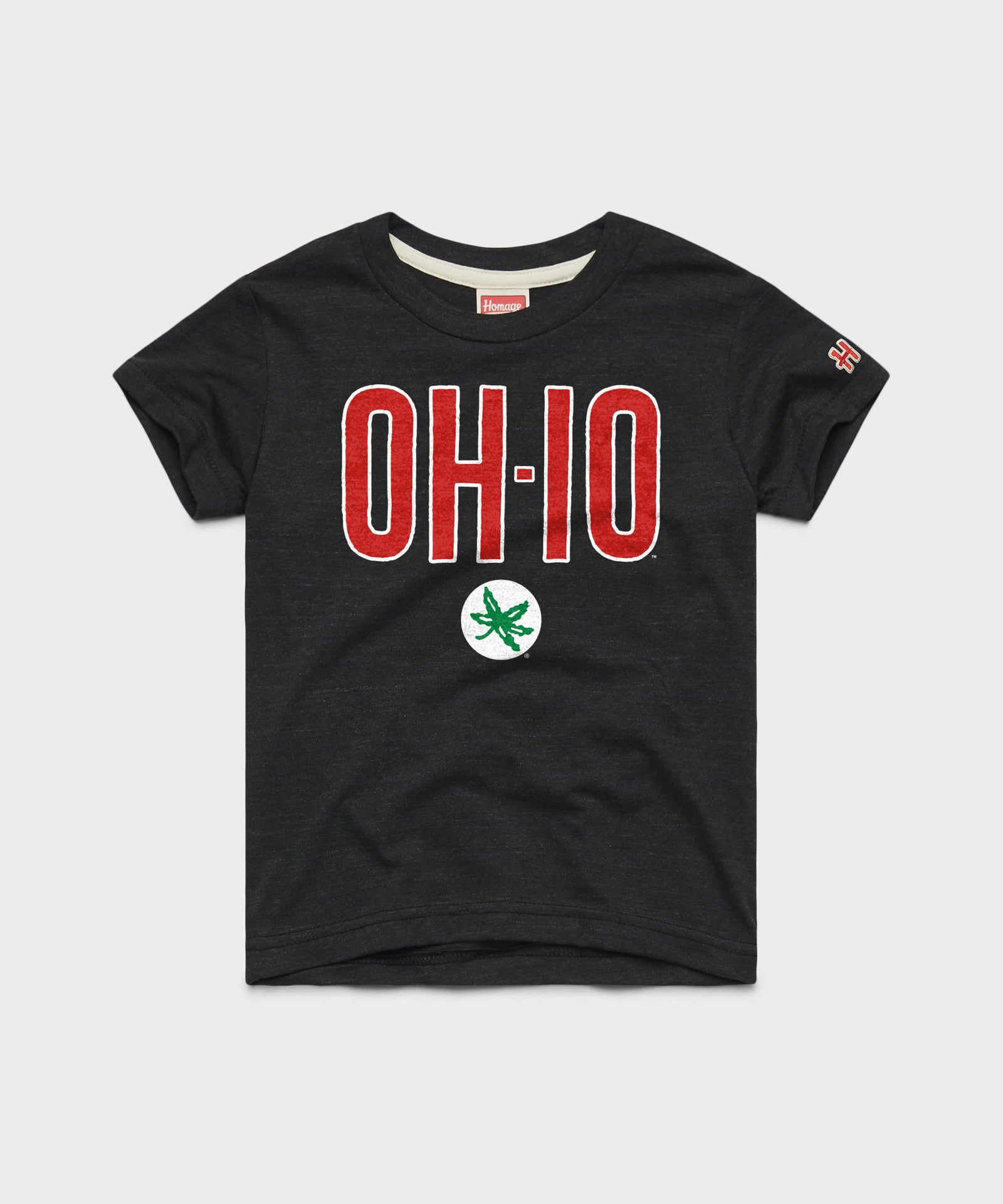 Youth Oh Io Buckeye Leaf