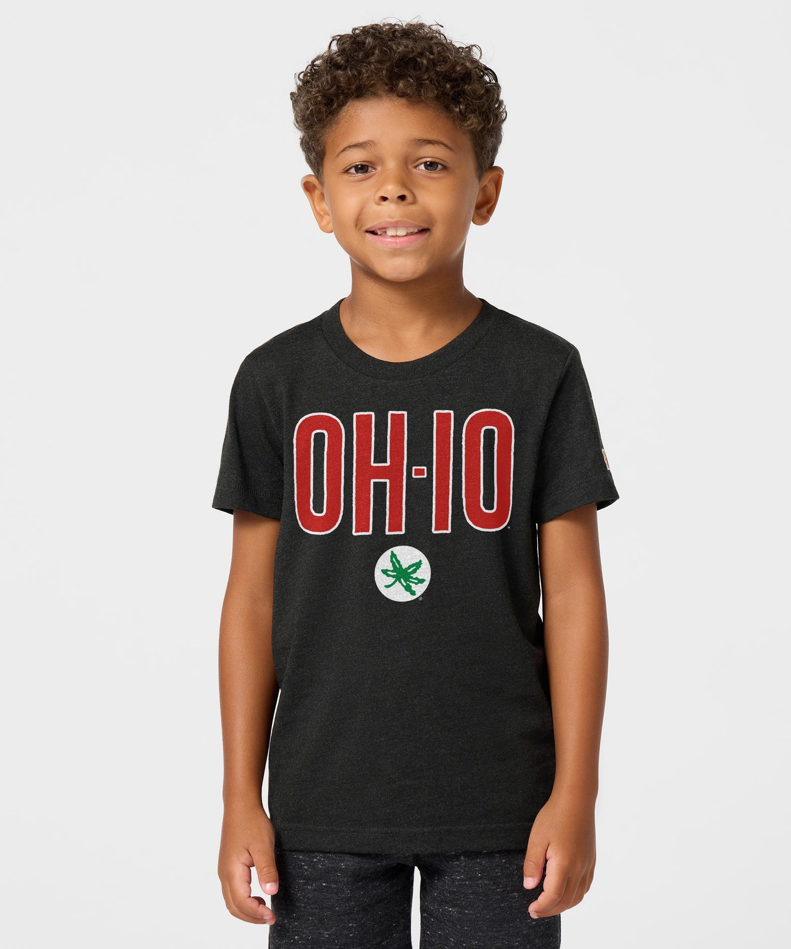 Youth Oh Io Buckeye Leaf