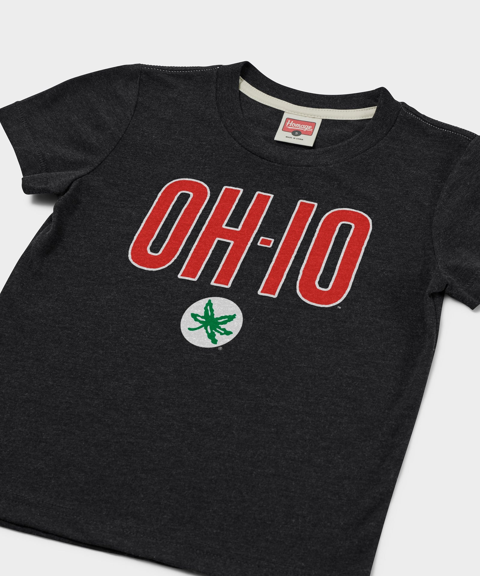Youth Oh Io Buckeye Leaf