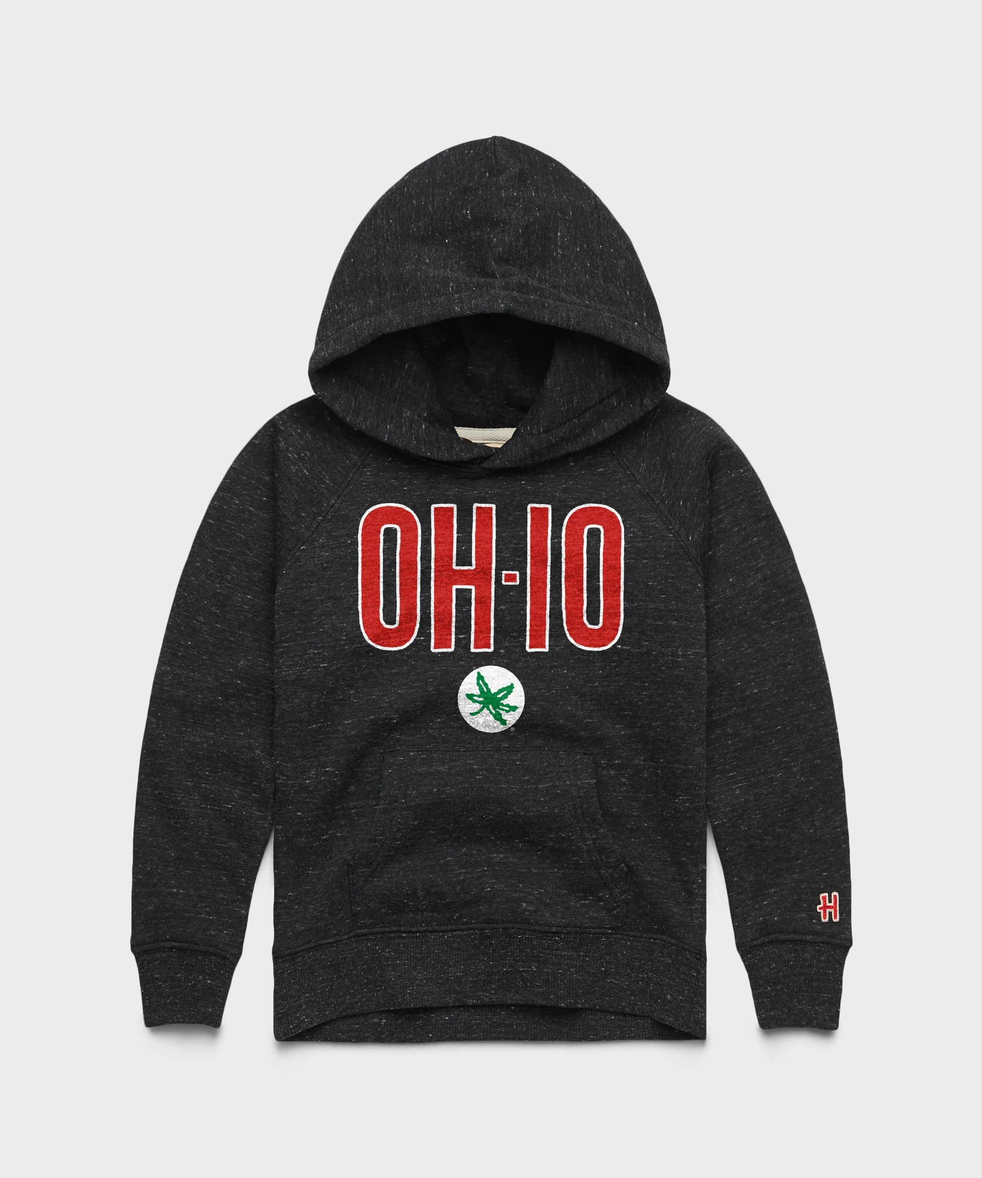 Youth Oh Io Buckeye Leaf Hoodie