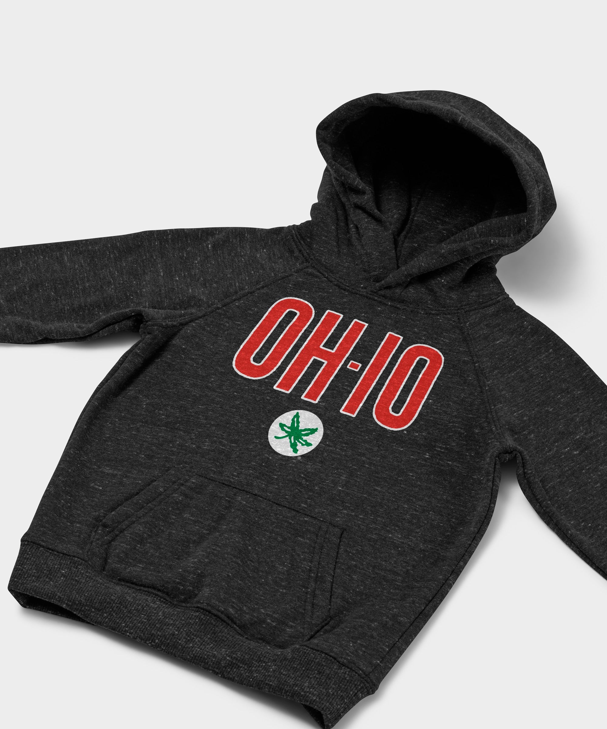 Youth Oh Io Buckeye Leaf Hoodie