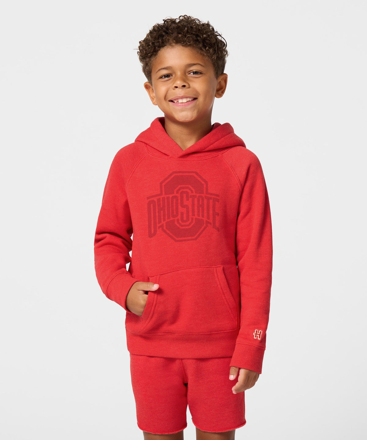 Youth Ohio State Buckeyes All Scarlet Hoodie