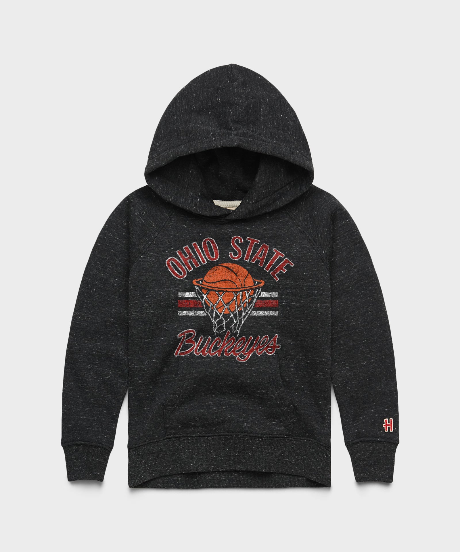 Youth Ohio State Buckeyes Basketball Stripe Hoodie