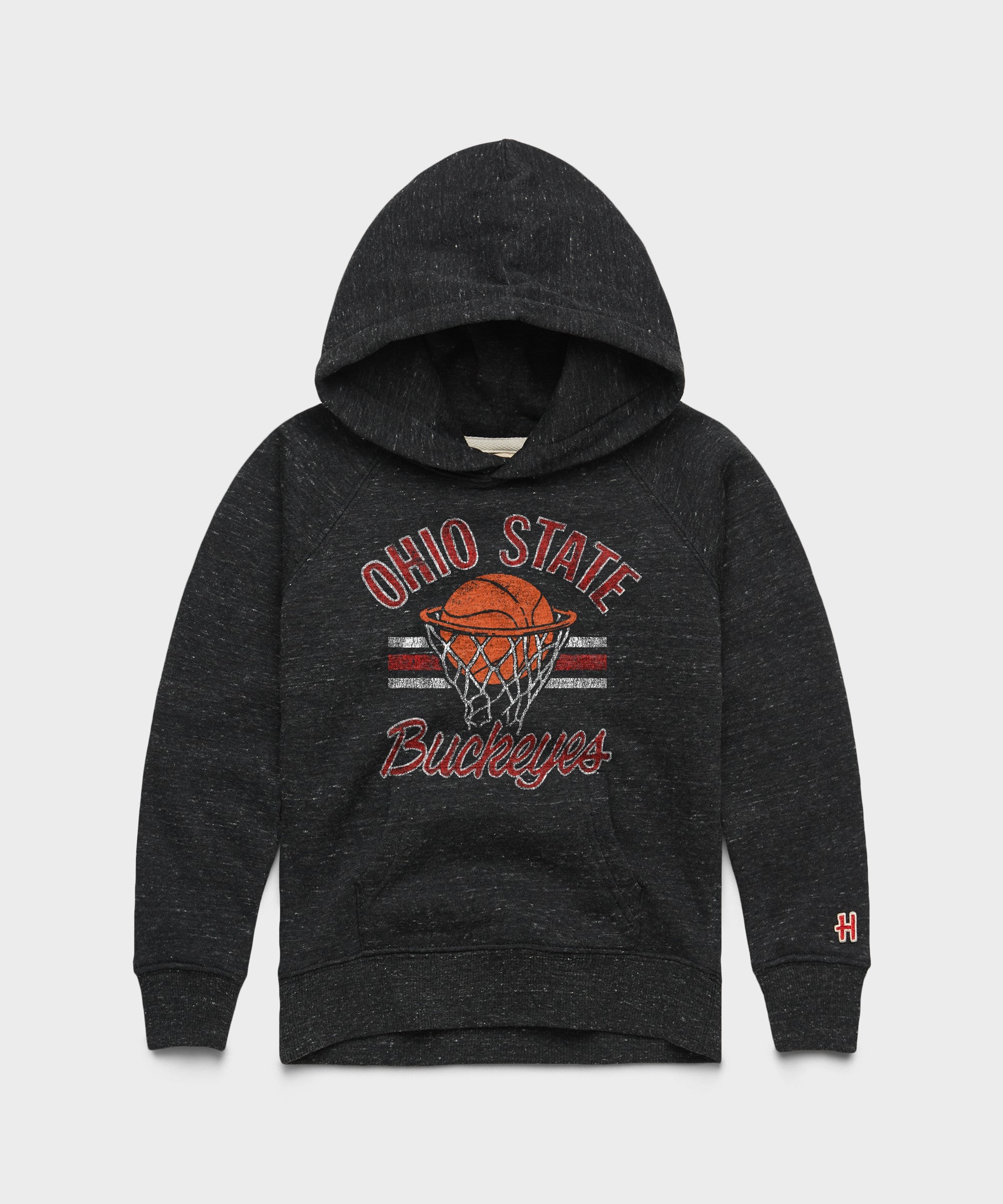 Youth Ohio State Buckeyes Basketball Stripe Hoodie