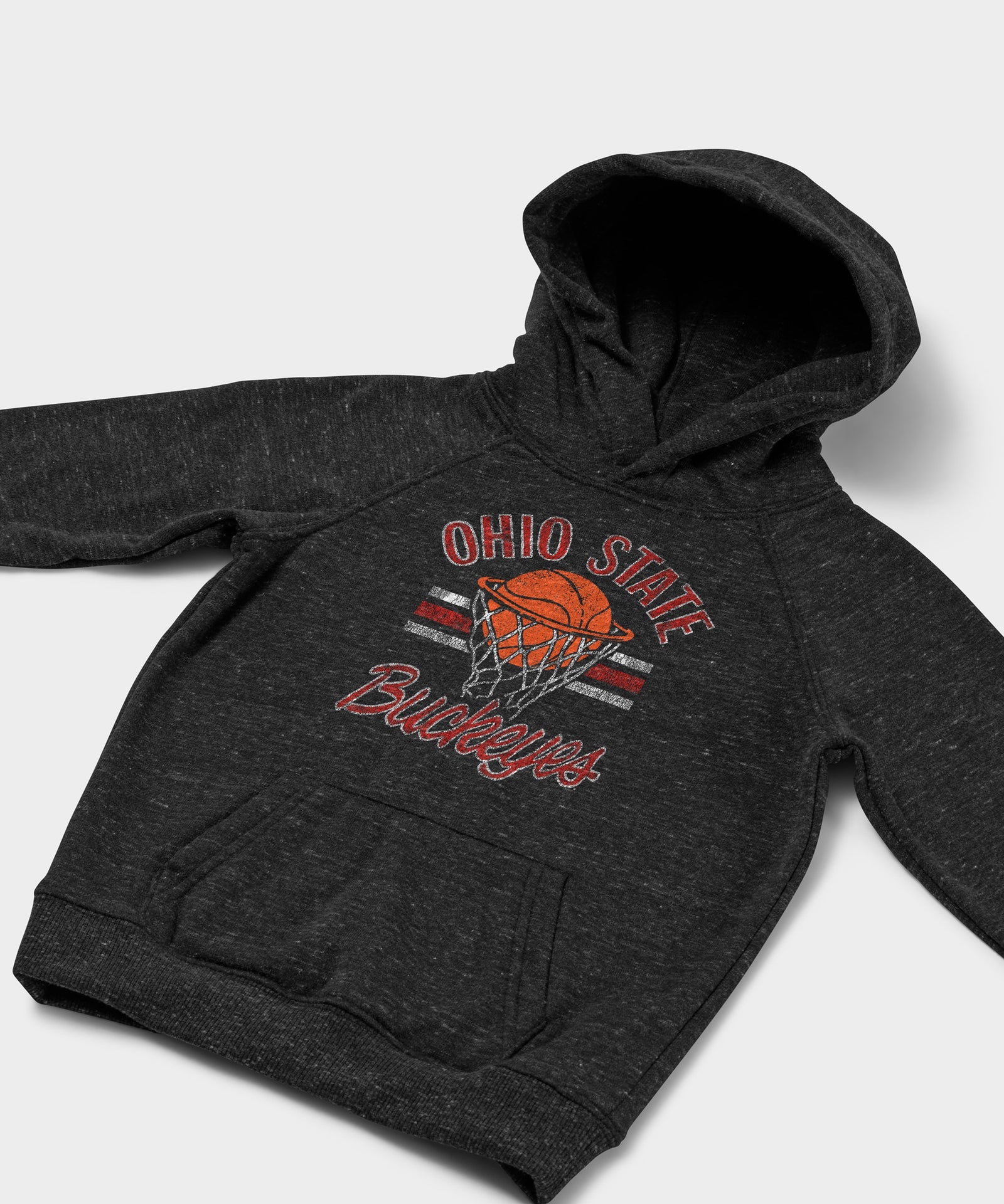 Youth Ohio State Buckeyes Basketball Stripe Hoodie