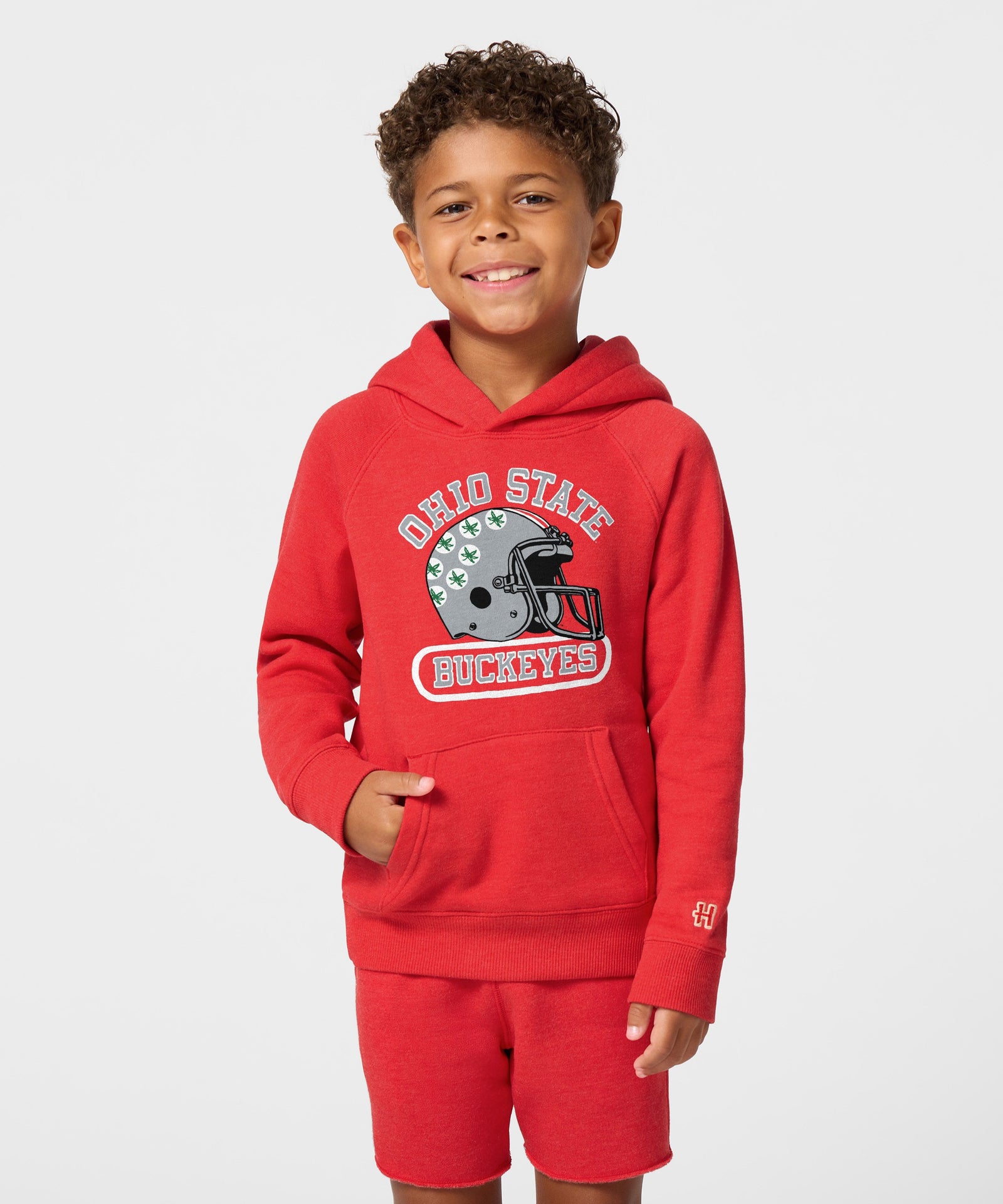 Youth Ohio State Buckeyes Helmet Hoodie