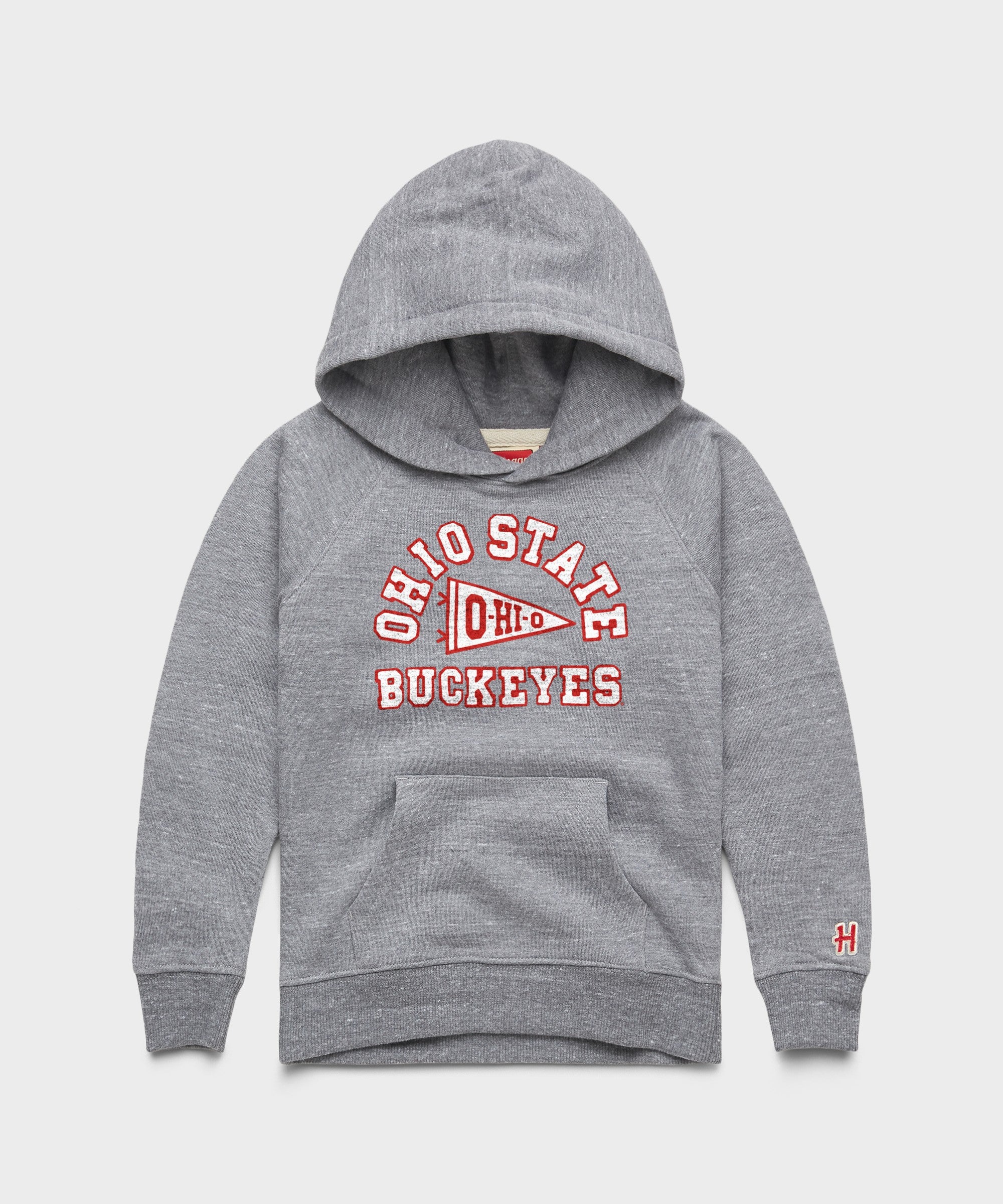 Youth Ohio State Buckeyes Pennant Hoodie