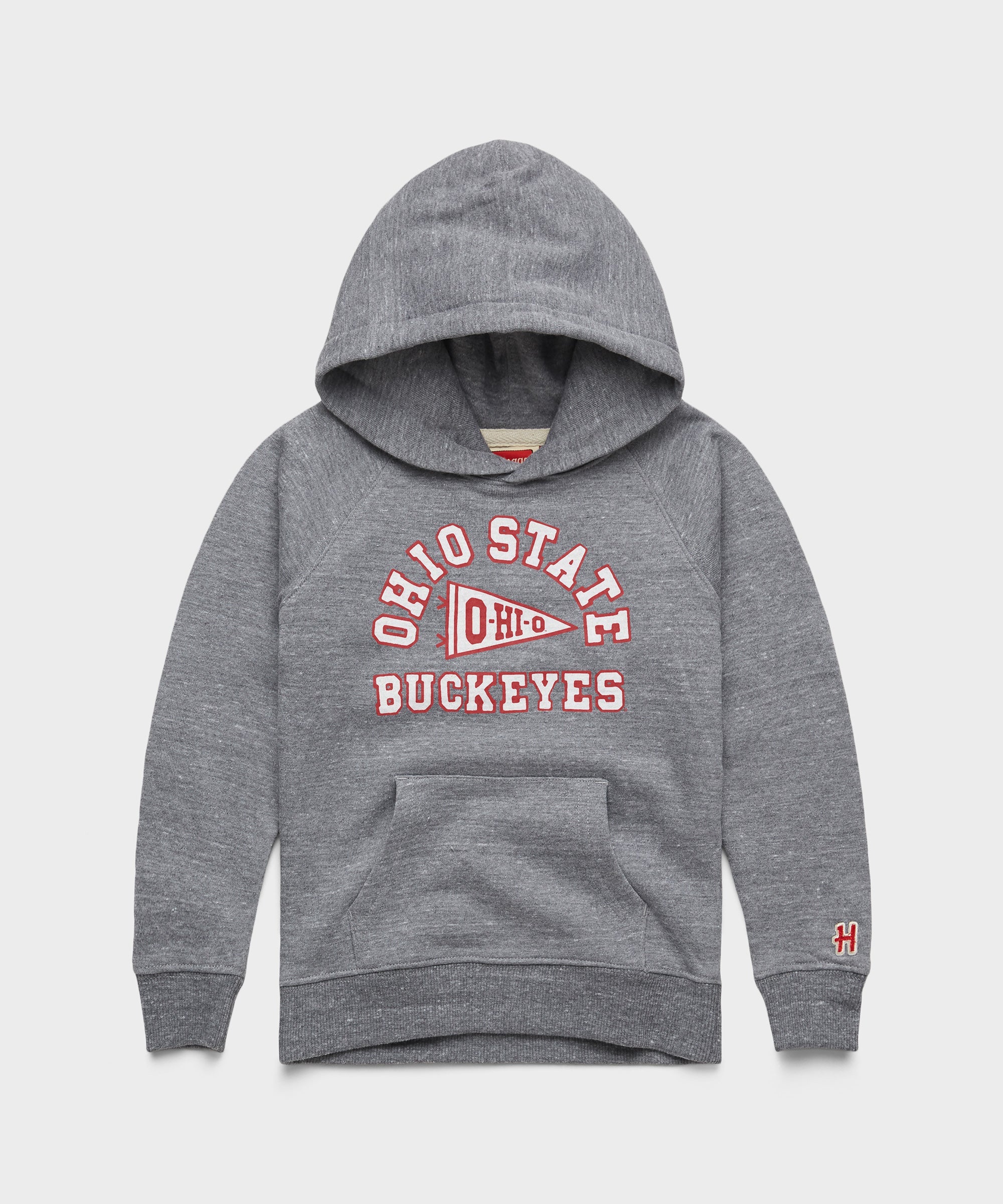 Youth Ohio State Buckeyes Pennant Hoodie