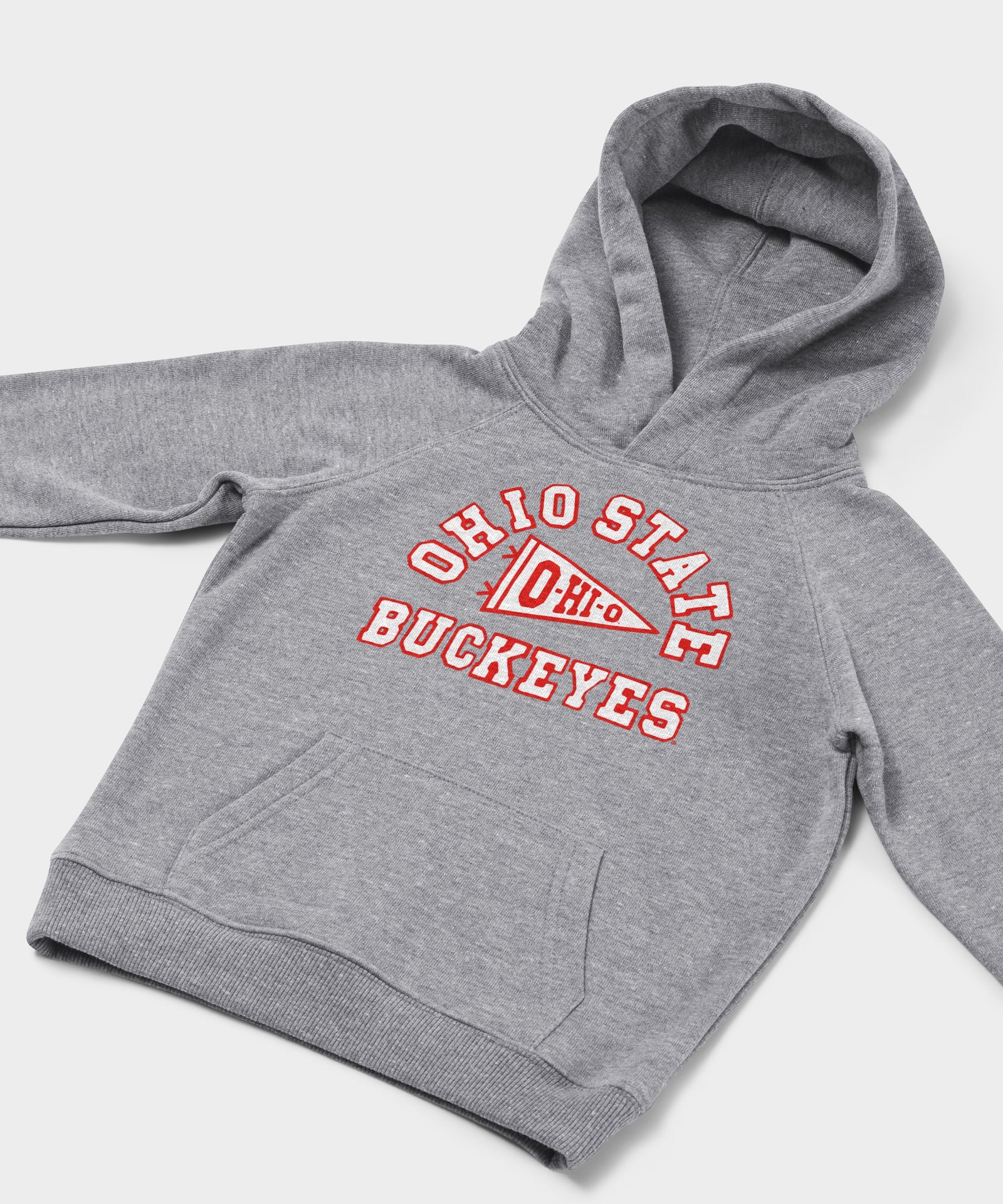 Youth Ohio State Buckeyes Pennant Hoodie