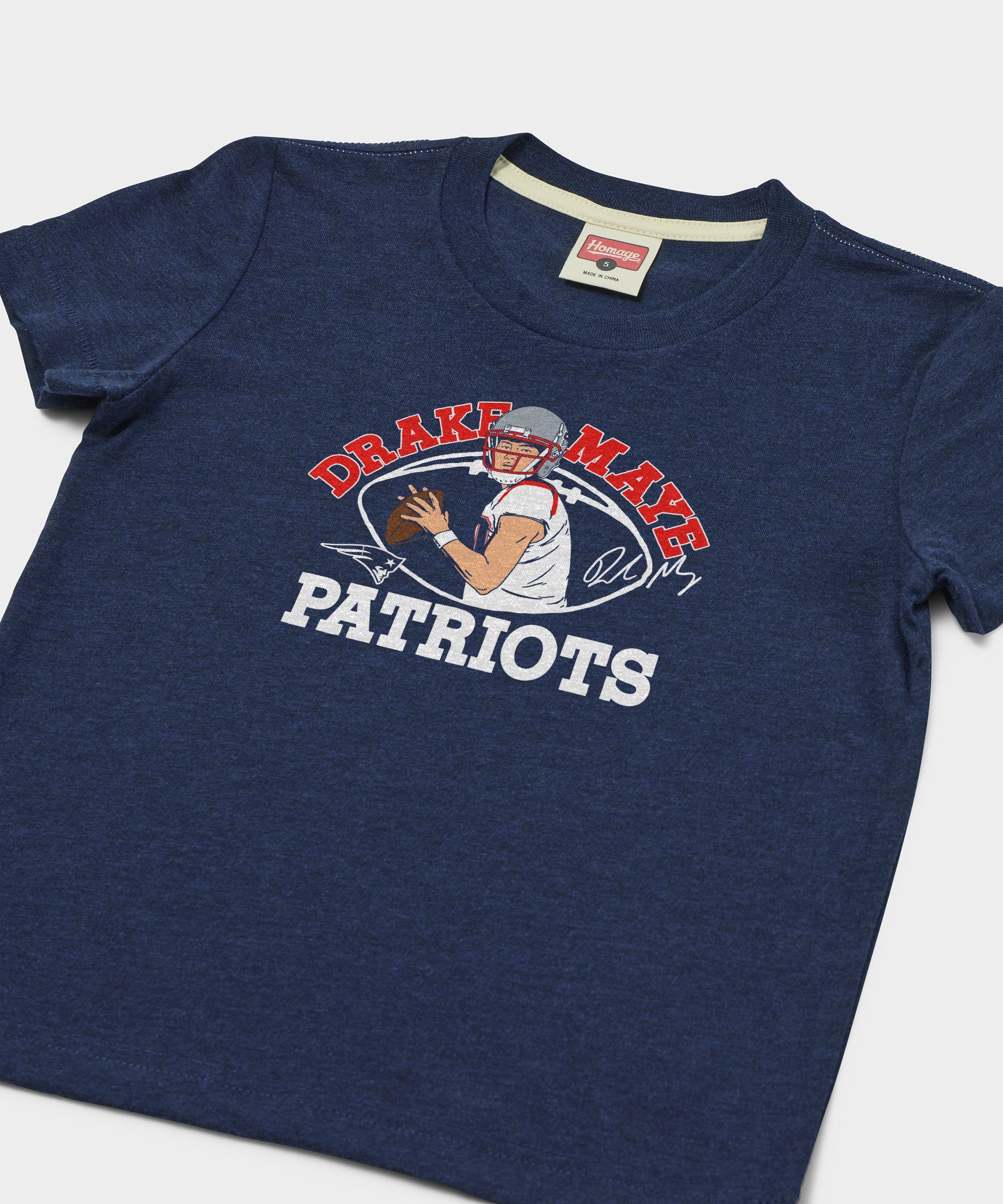 Youth Patriots Drake Maye Signature