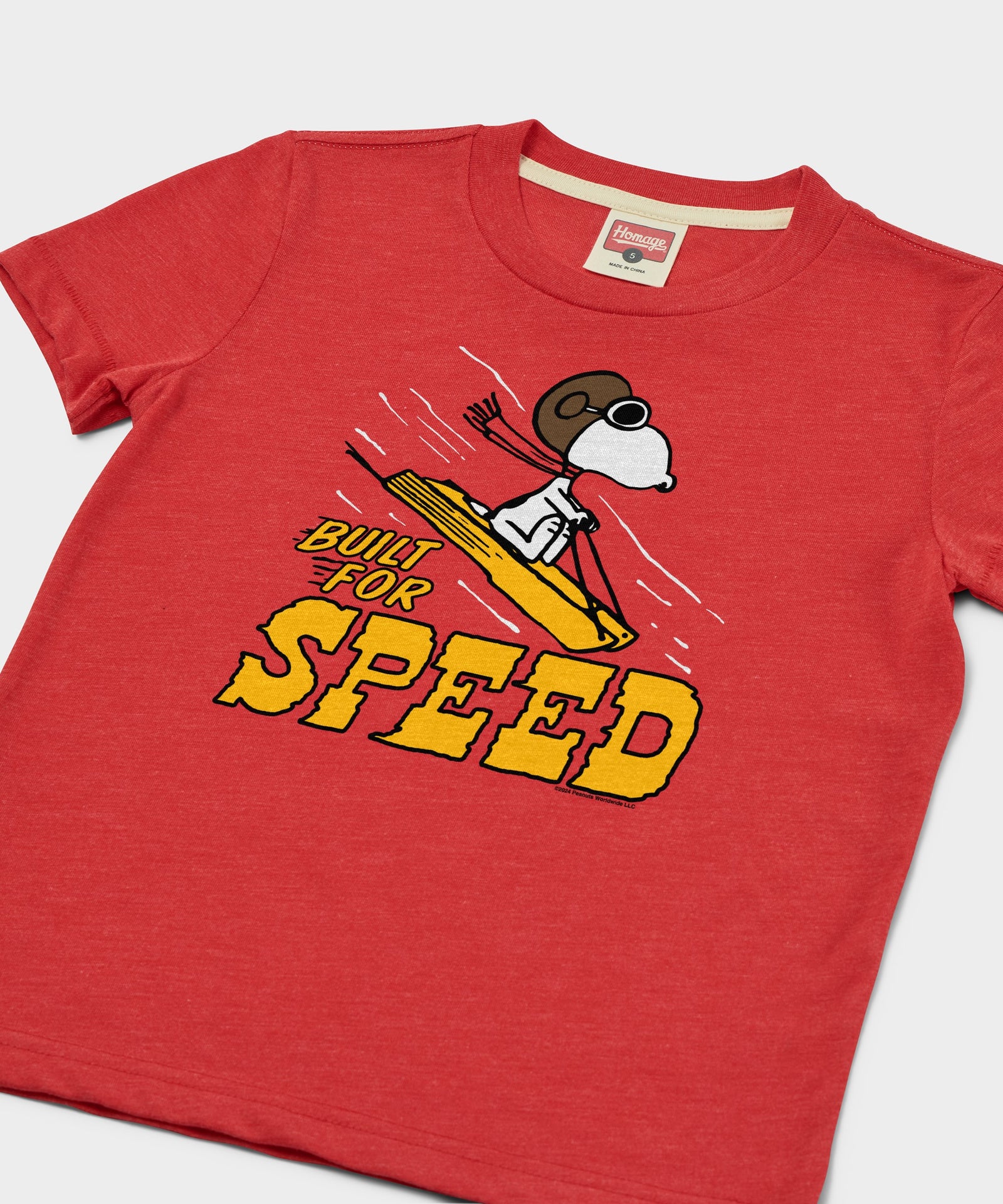 Youth Peanuts Snoopy Built For Speed