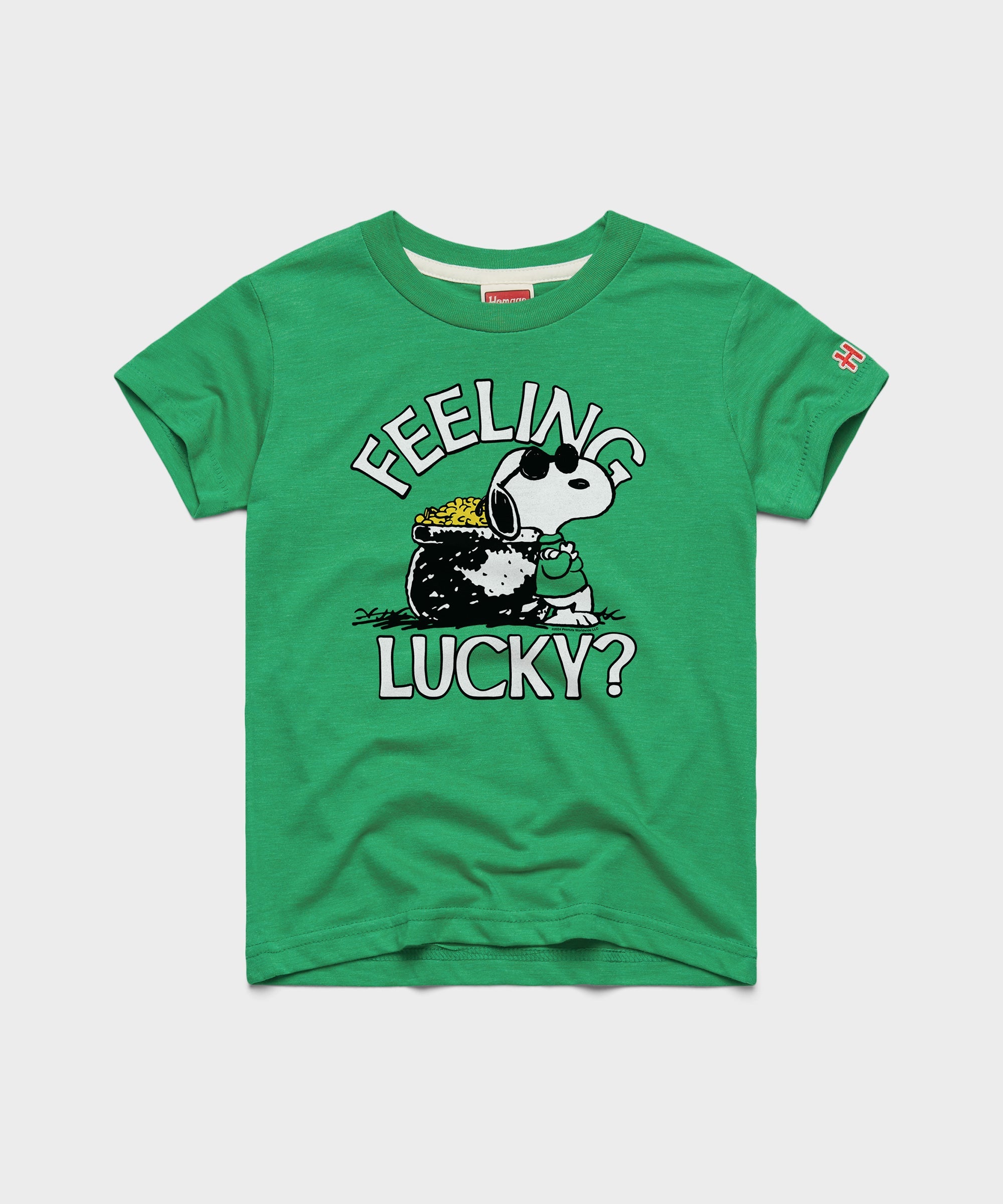 Youth Peanuts Snoopy Feeling Lucky