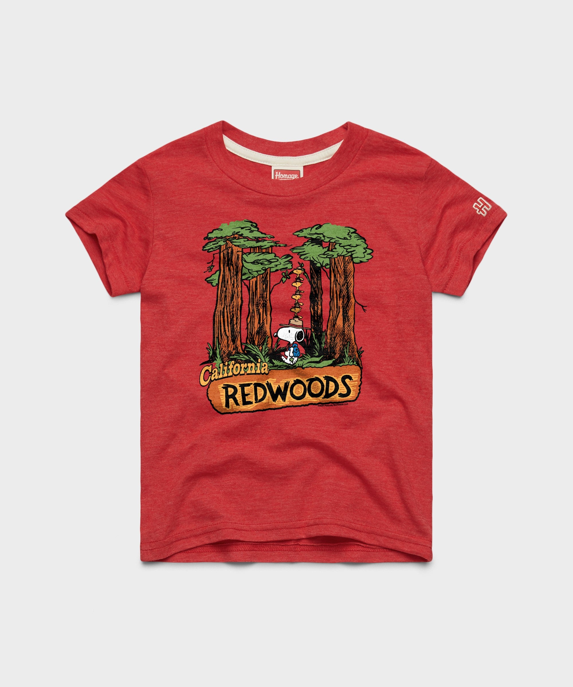 Youth Peanuts Snoopy X California Redwoods