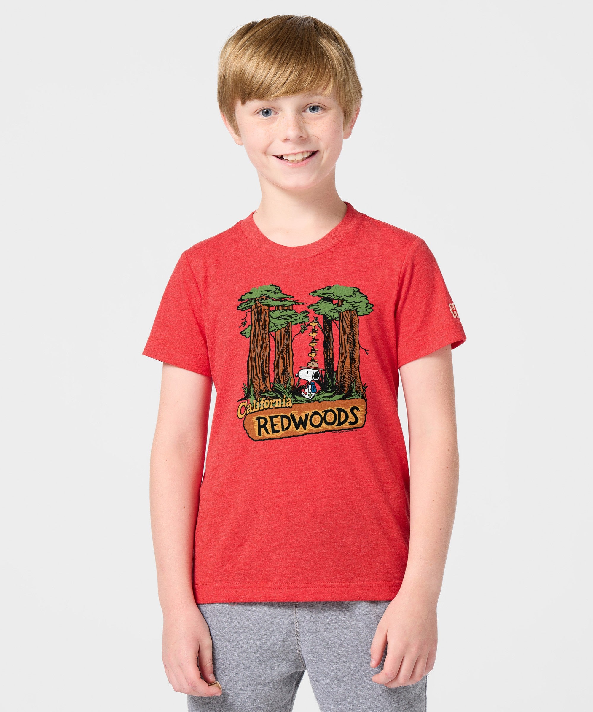 Youth Peanuts Snoopy X California Redwoods