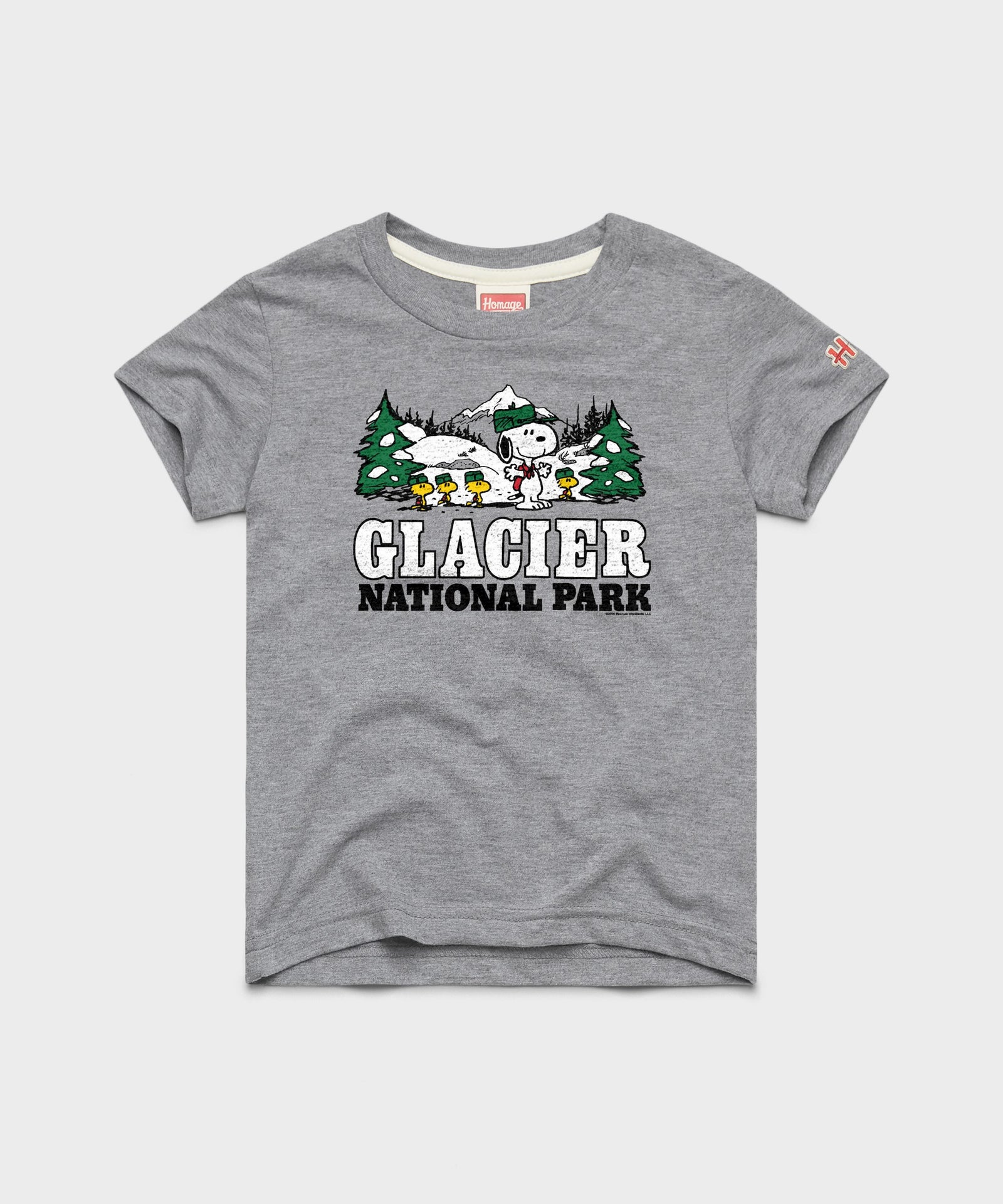 Youth Peanuts Snoopy X Glacier National Park