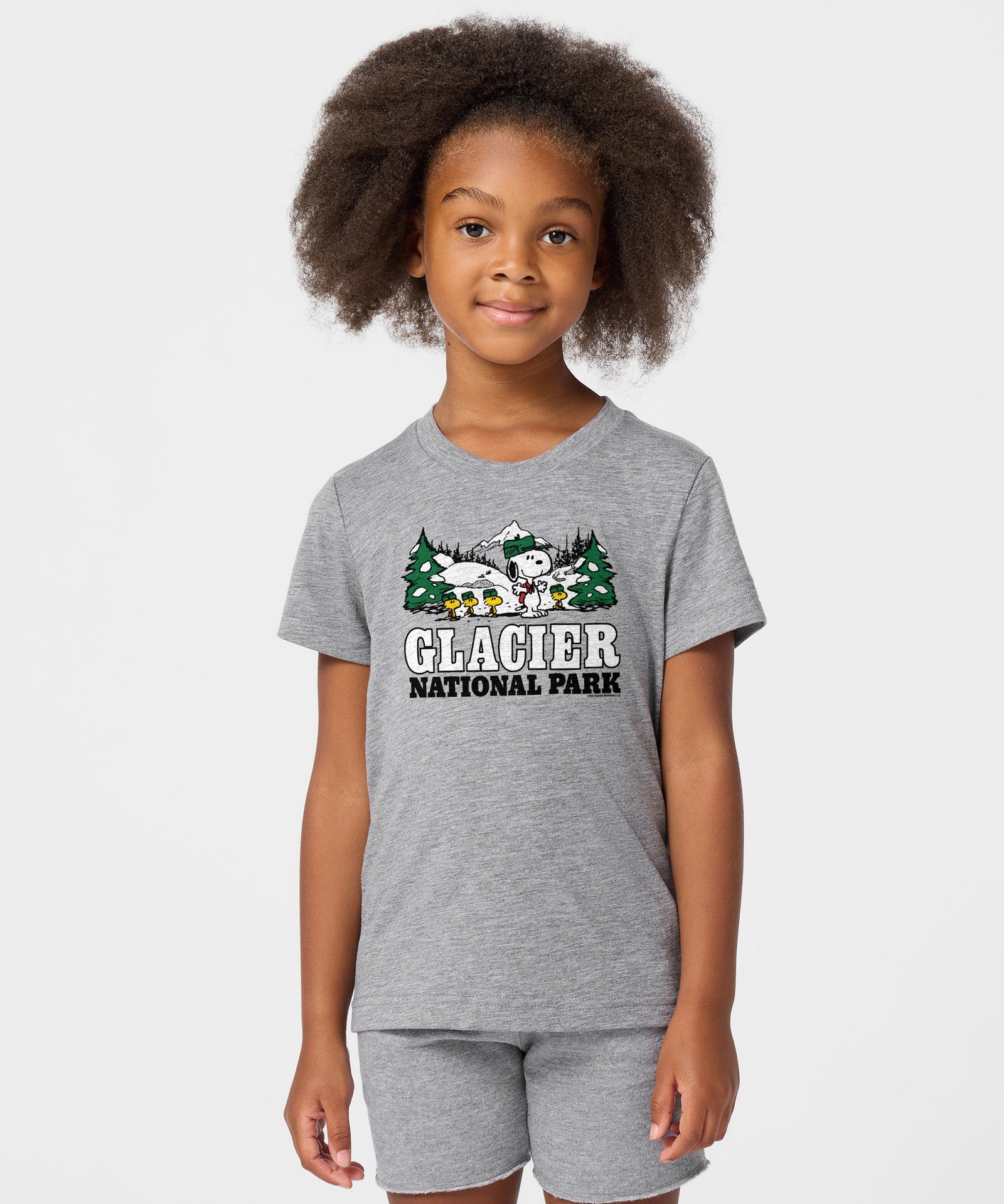 Youth Peanuts Snoopy X Glacier National Park