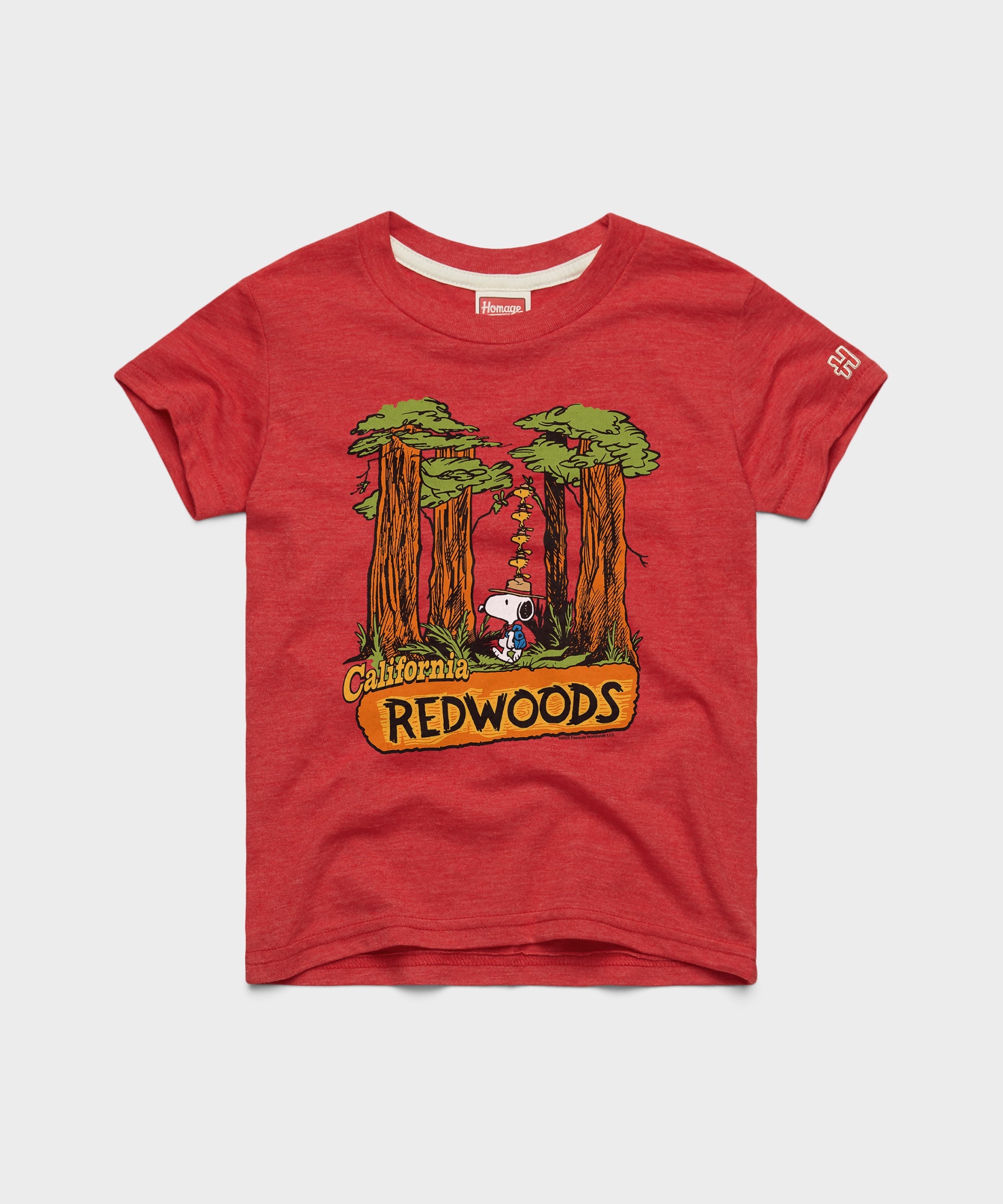 Youth Peanuts Snoopy x California Redwoods Red