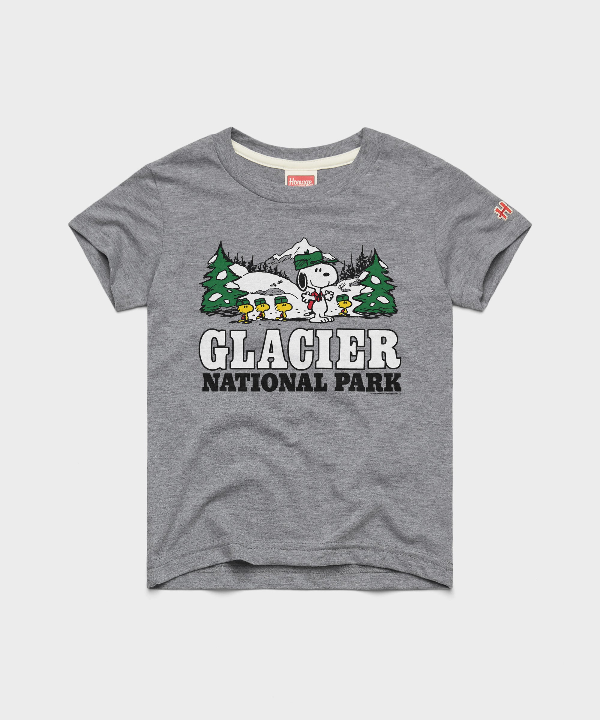 Youth Peanuts Snoopy x Glacier National Park