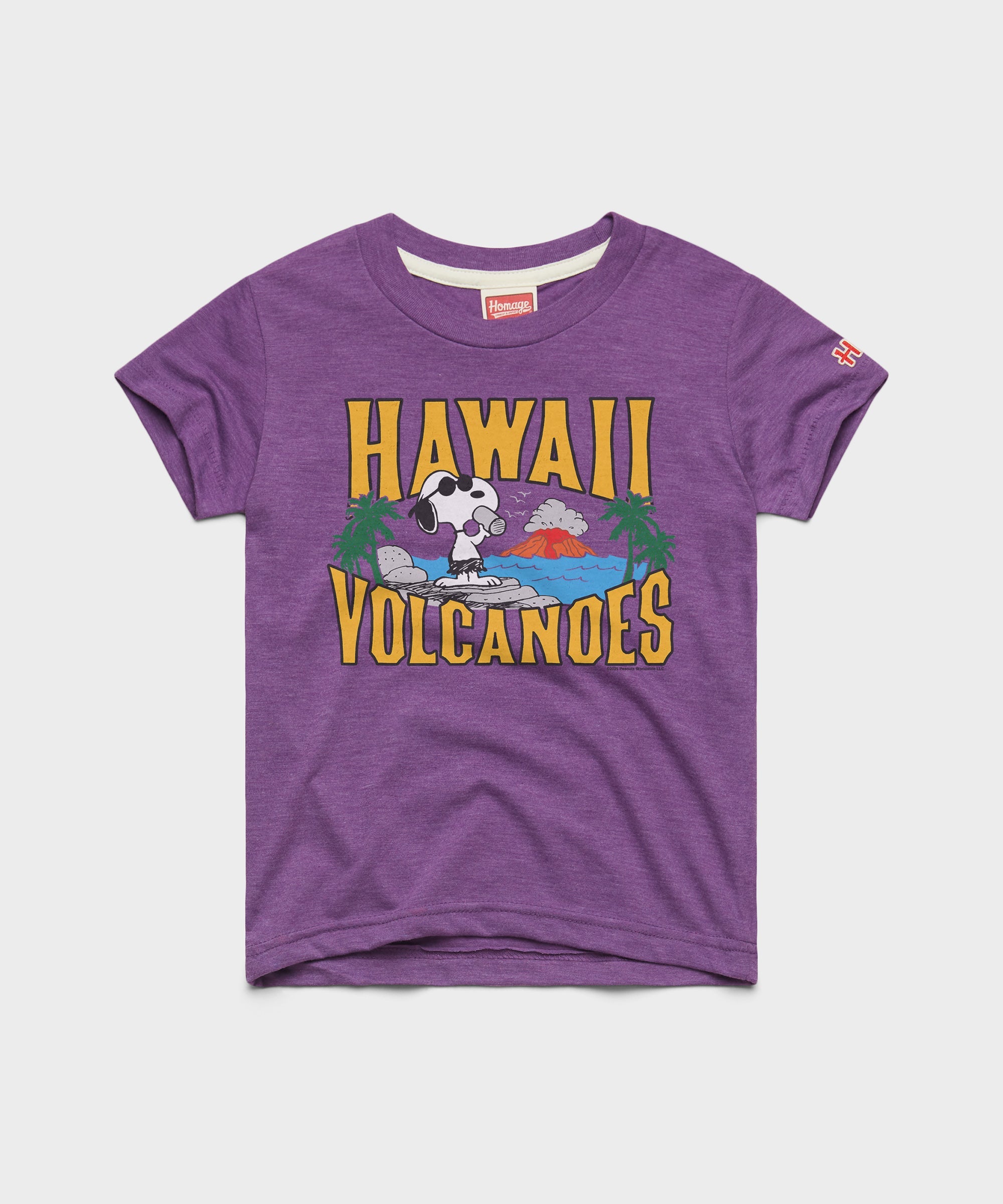 Youth Peanuts Snoopy x Hawaii Volcanoes National Park Royal Purple