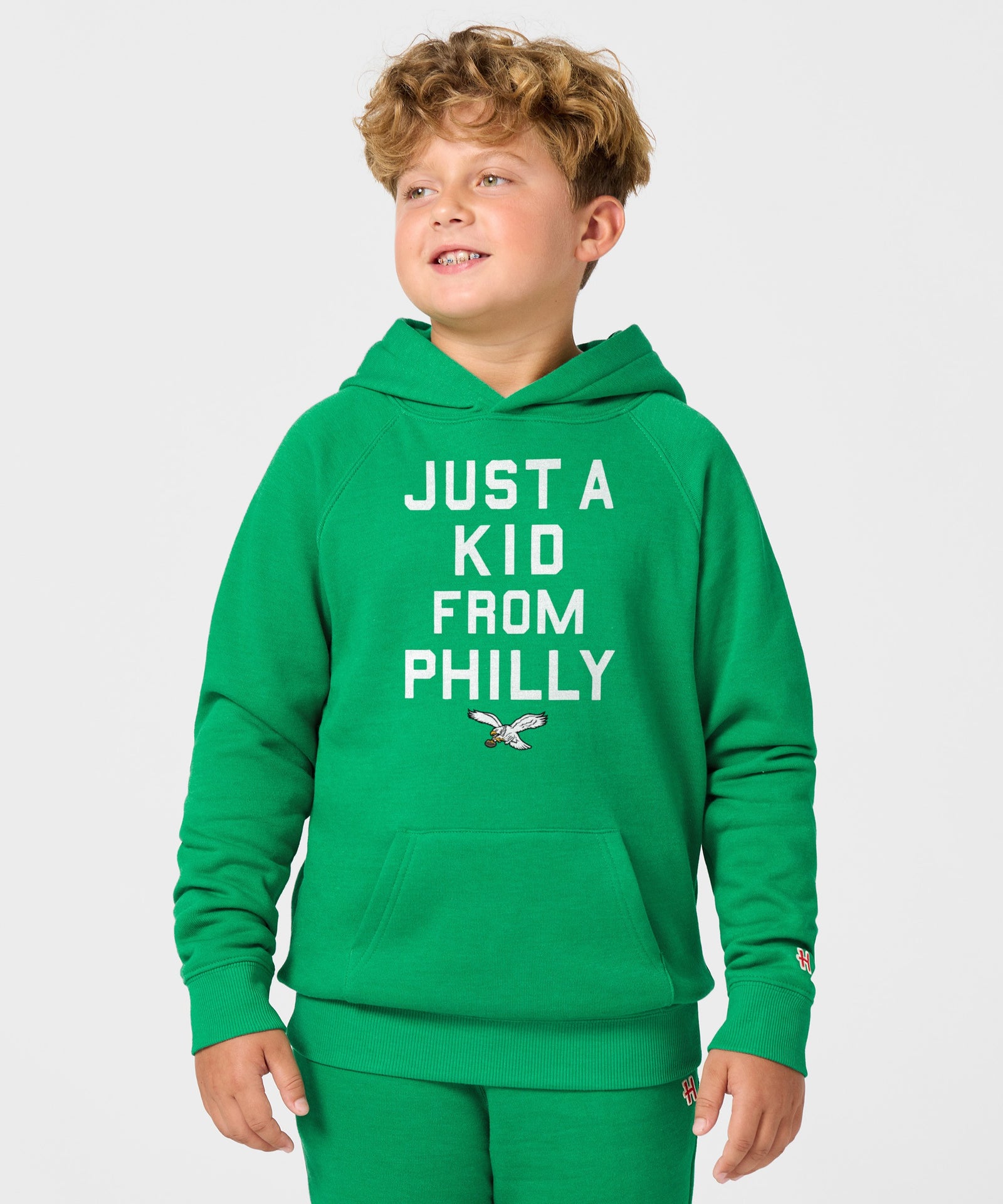 Youth Philadelphia Eagles Just A Kid From Philly Hoodie
