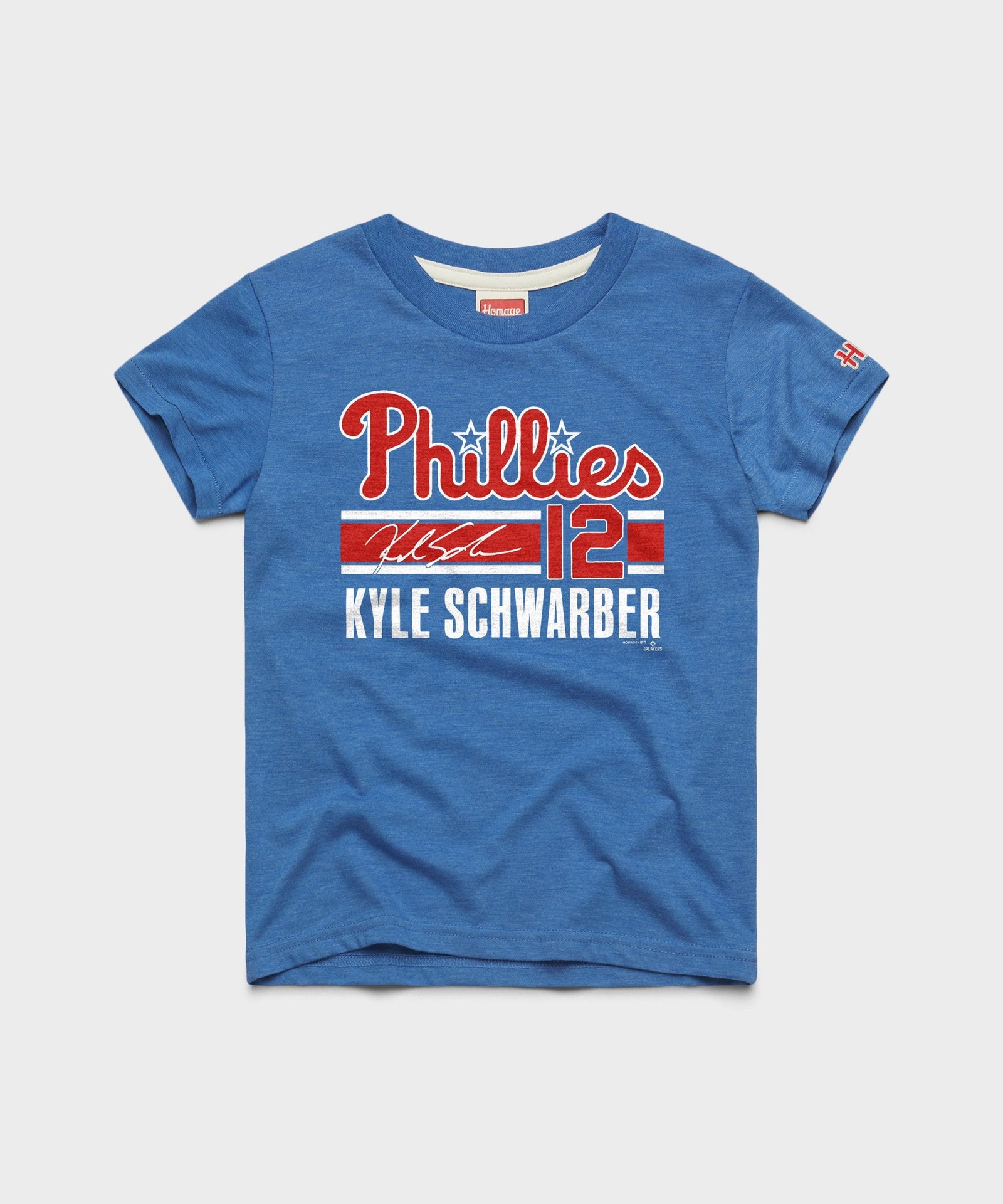 Youth Phillies Kyle Schwarber Signature Jersey