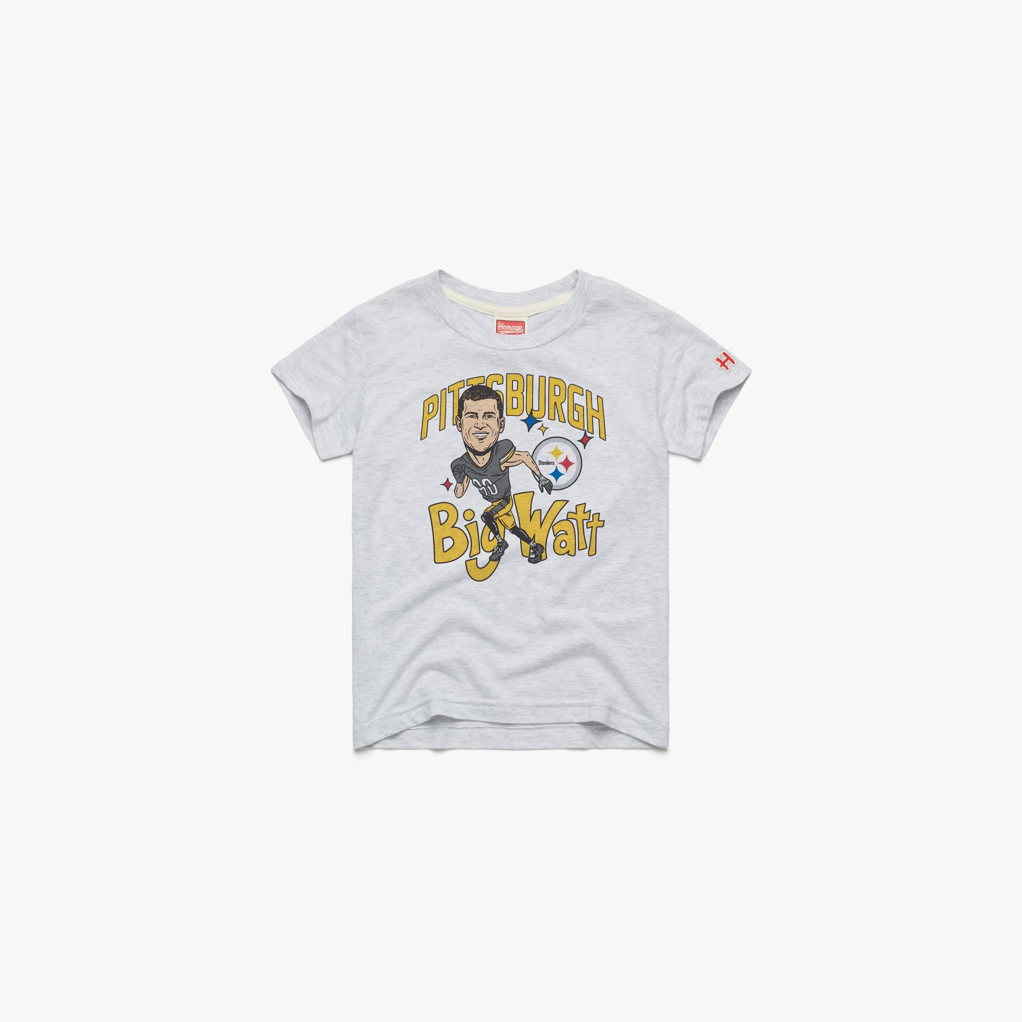 Youth Pittsburgh Steelers TJ Watt  Kids Retro NFL T-Shirt – HOMAGE
