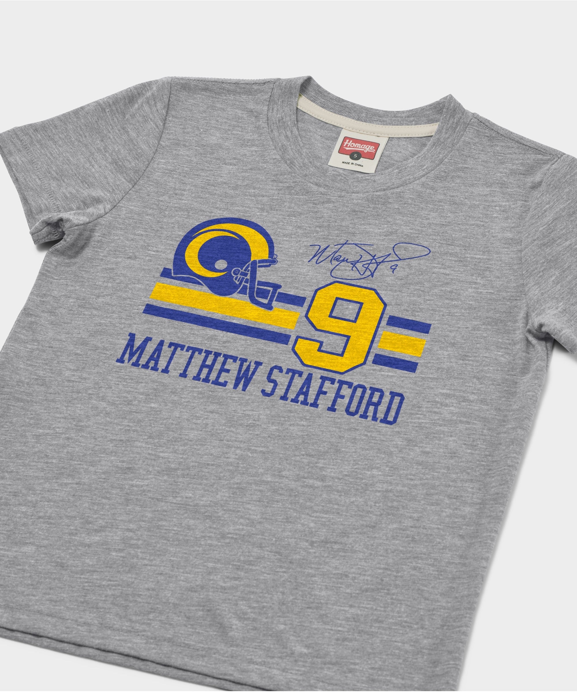 Youth Rams Matthew Stafford Signature Jersey