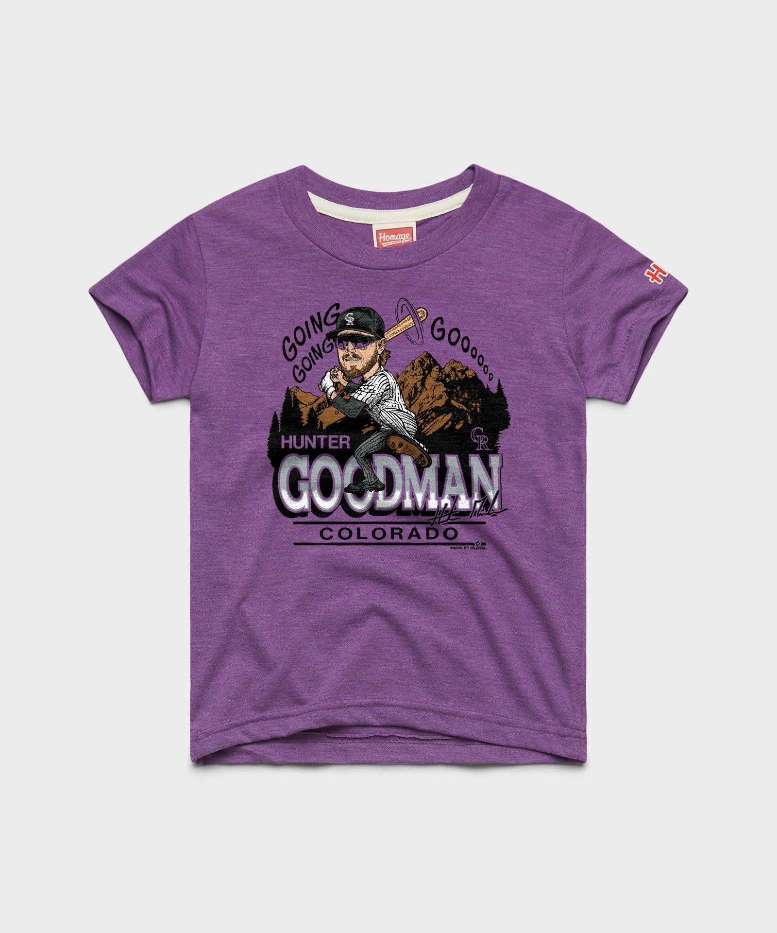 Youth Rockies Hunter Goodman Signature