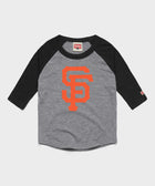 Youth San Francisco Giants Cap Logo '00 Raglan