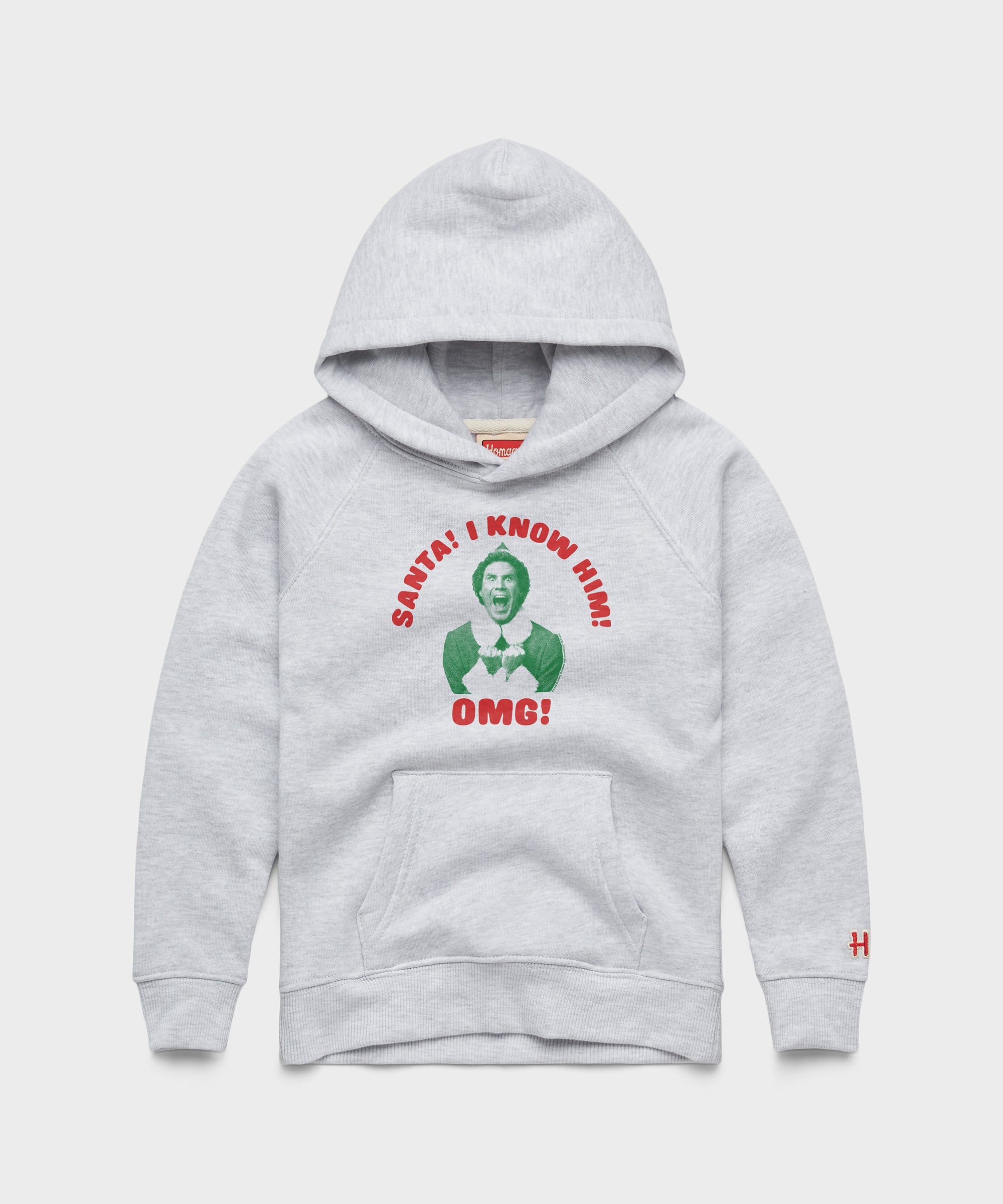 Youth Santa' I Know Him' OMG' Hoodie