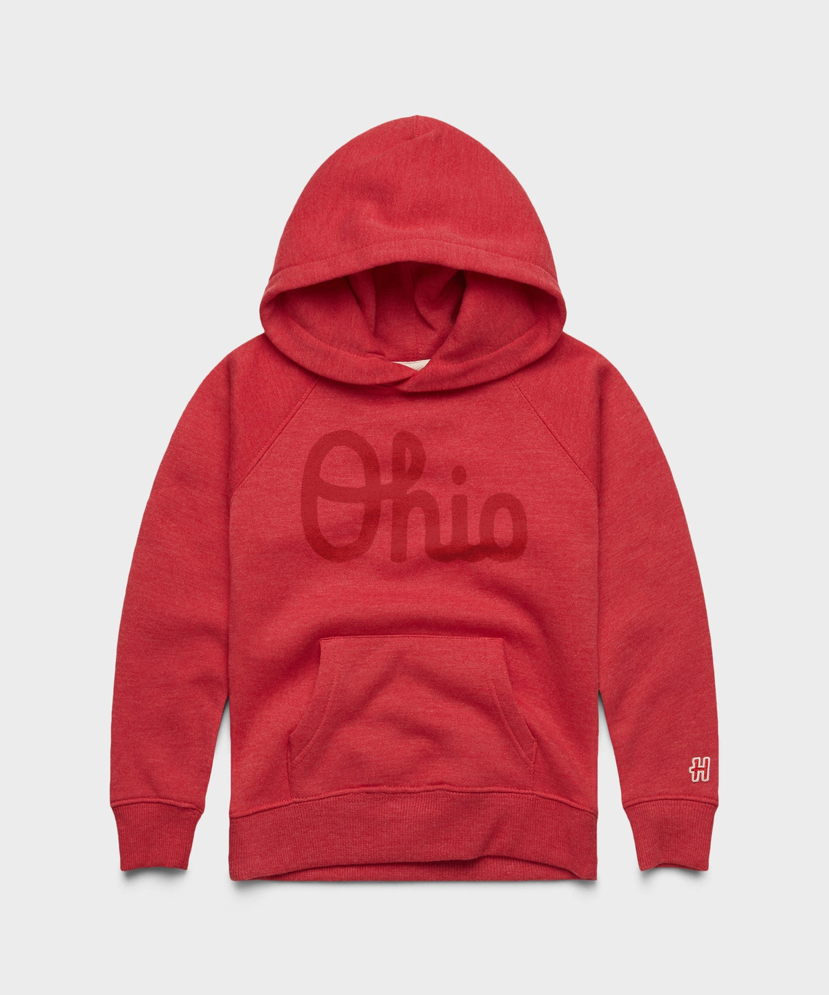 Youth Script Ohio All Scarlet Hoodie