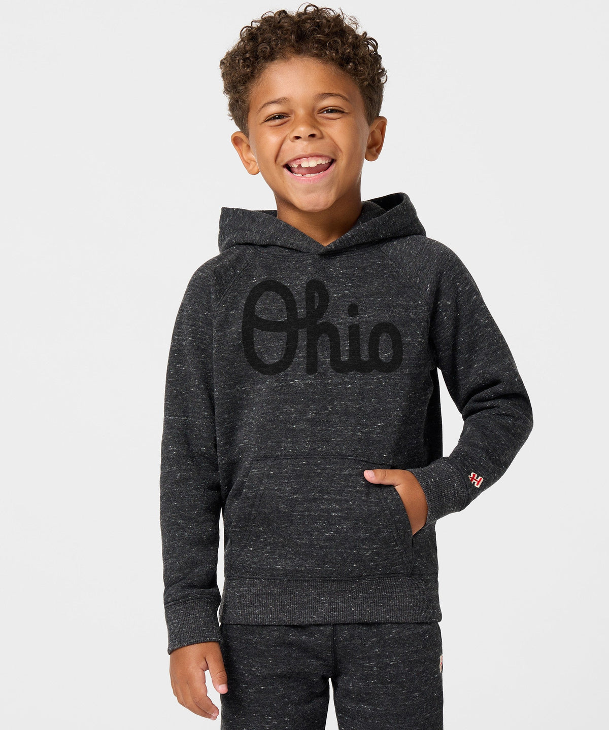 Youth Script Ohio Blackout Hoodie
