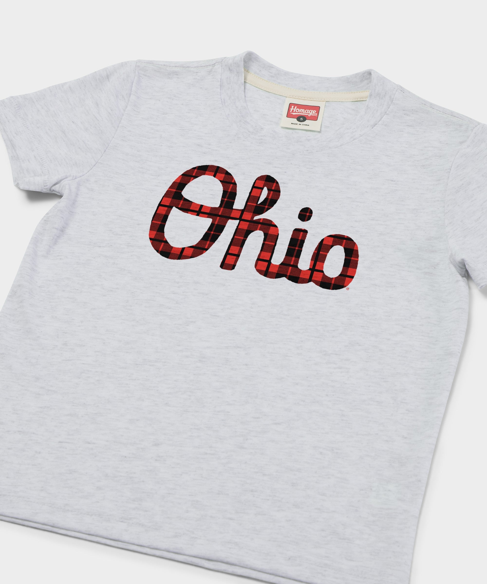 Youth Script Ohio Plaid