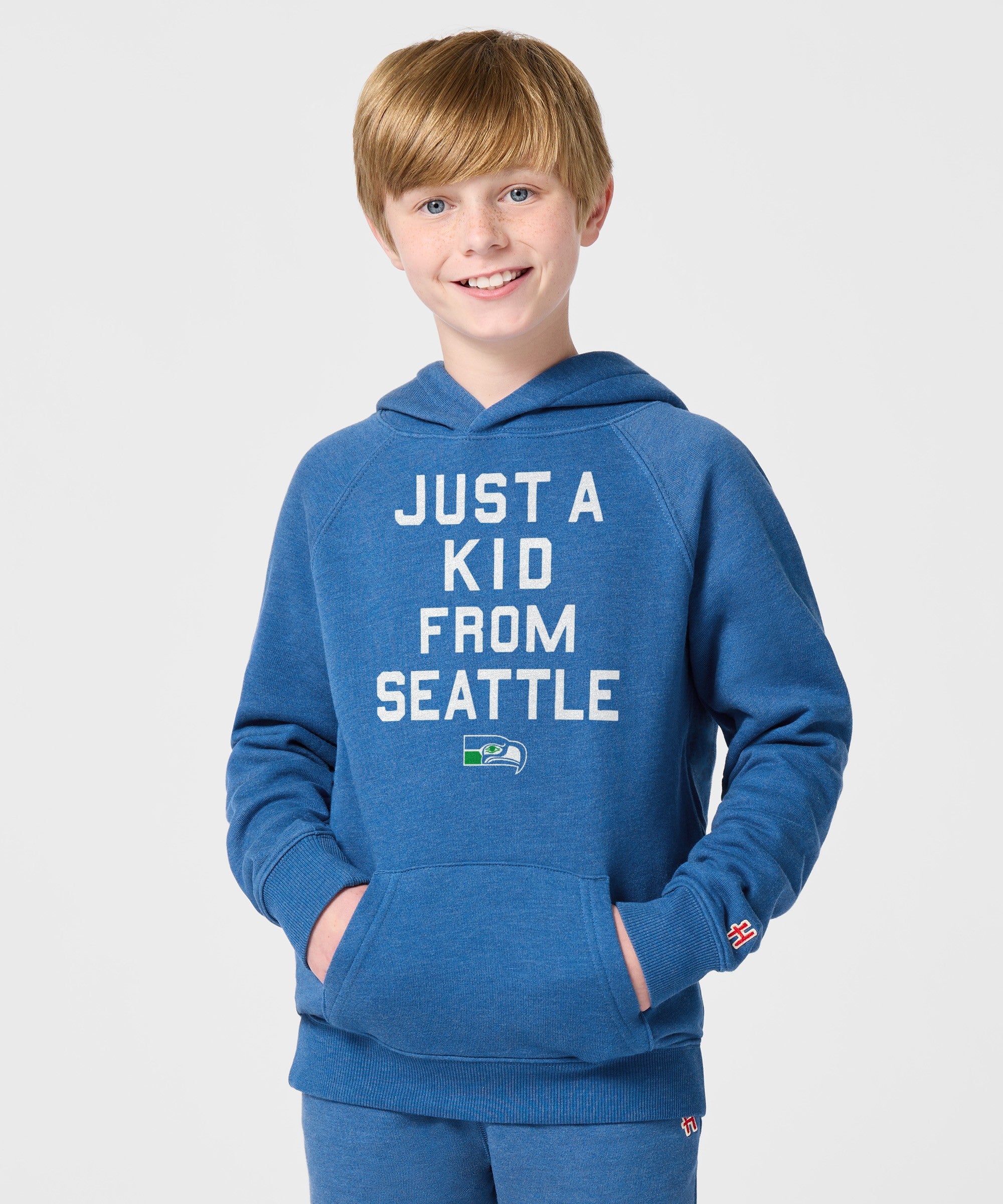 Youth Seattle Seahawks Just A Kid From Seattle Hoodie