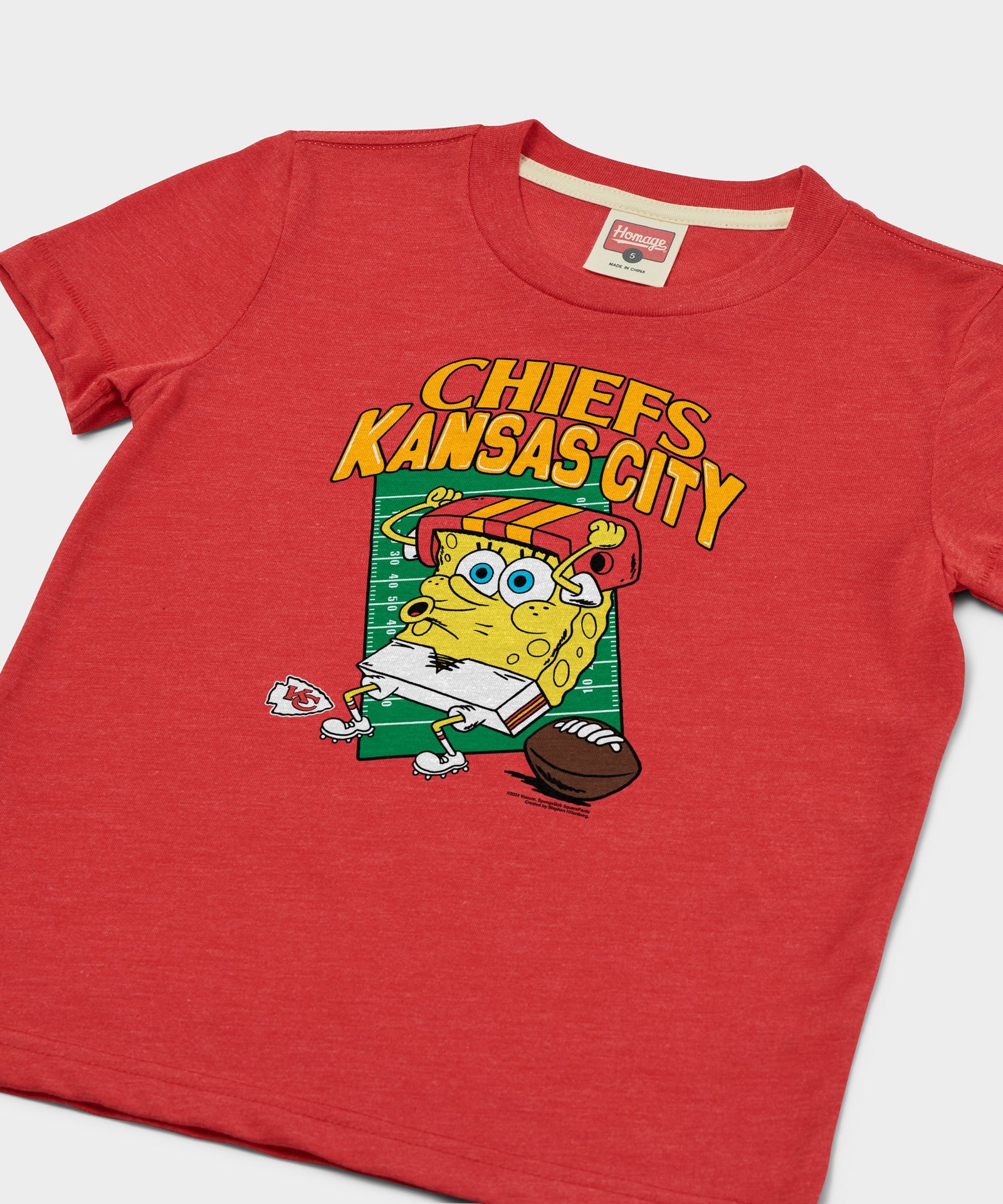 Youth Spongebob Squarepants X Kansas City Chiefs