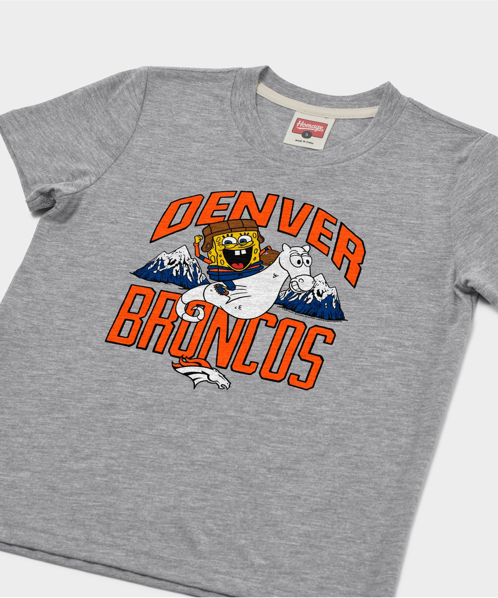 Youth Spongebob X Denver Broncos