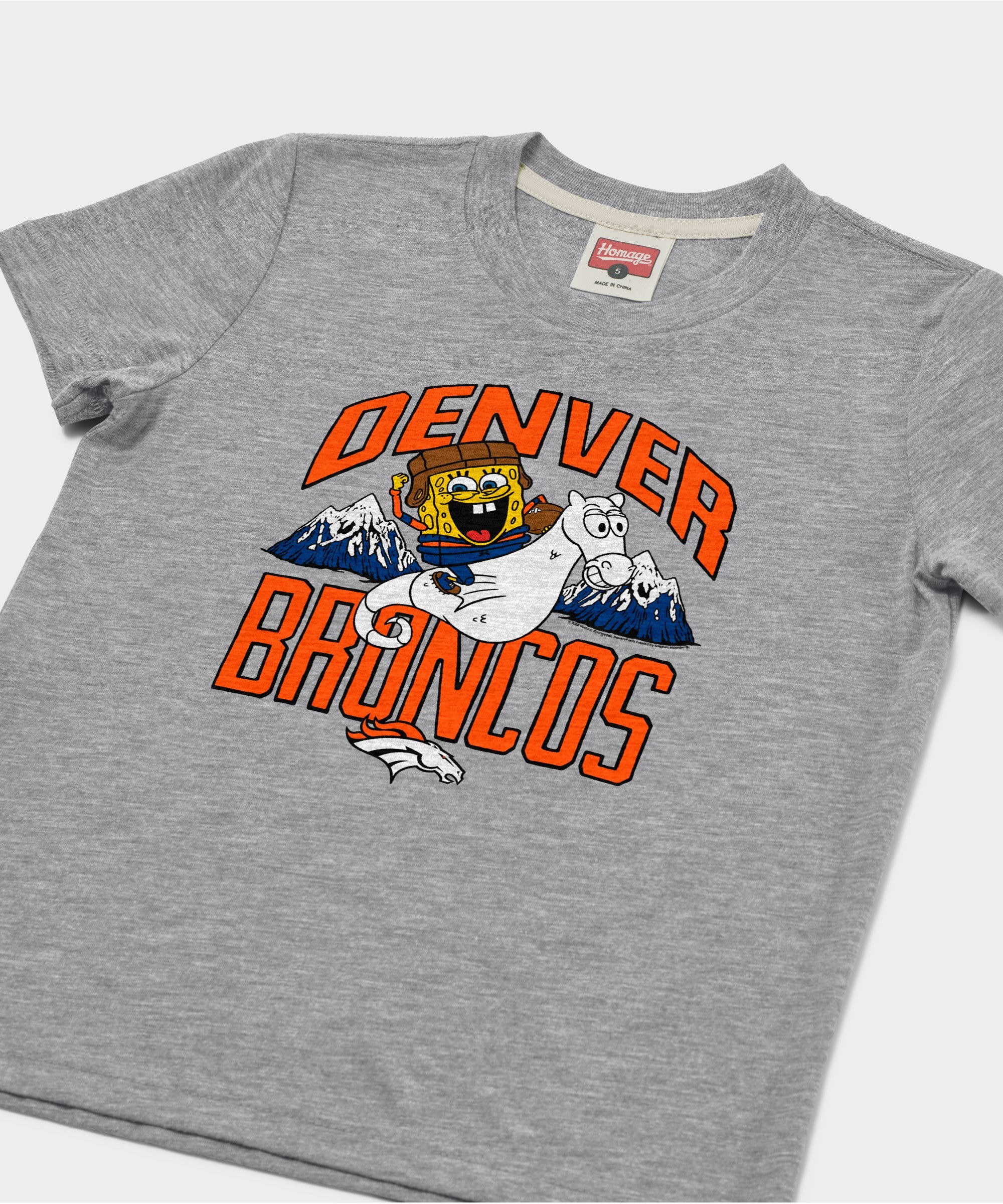 Youth Spongebob X Denver Broncos