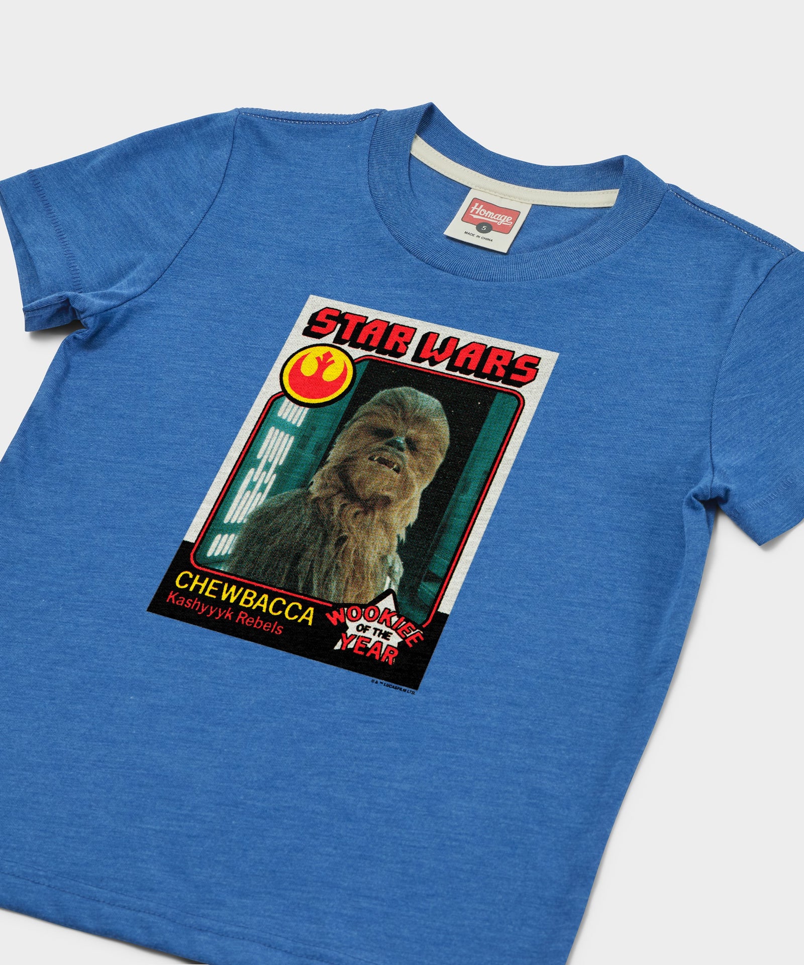 Youth Star Wars Chewbacca Wookie Of The Year Card