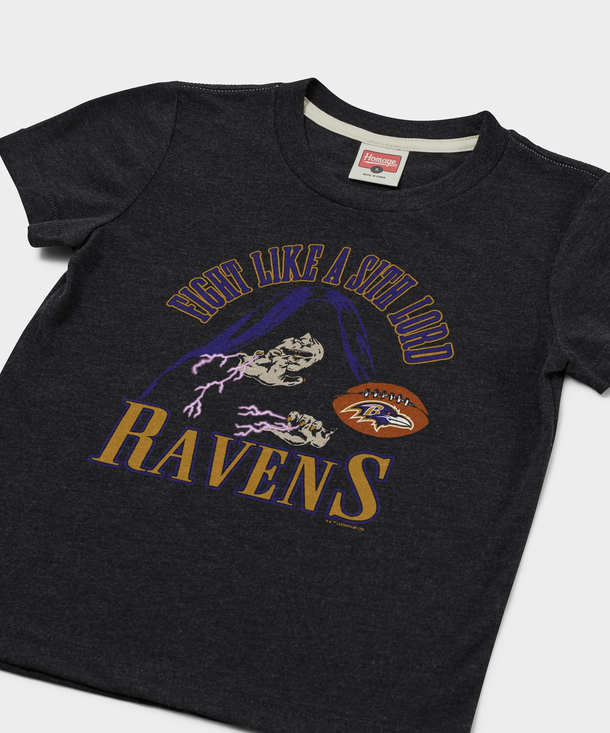 Youth Star Wars X Baltimore Ravens Dark Side