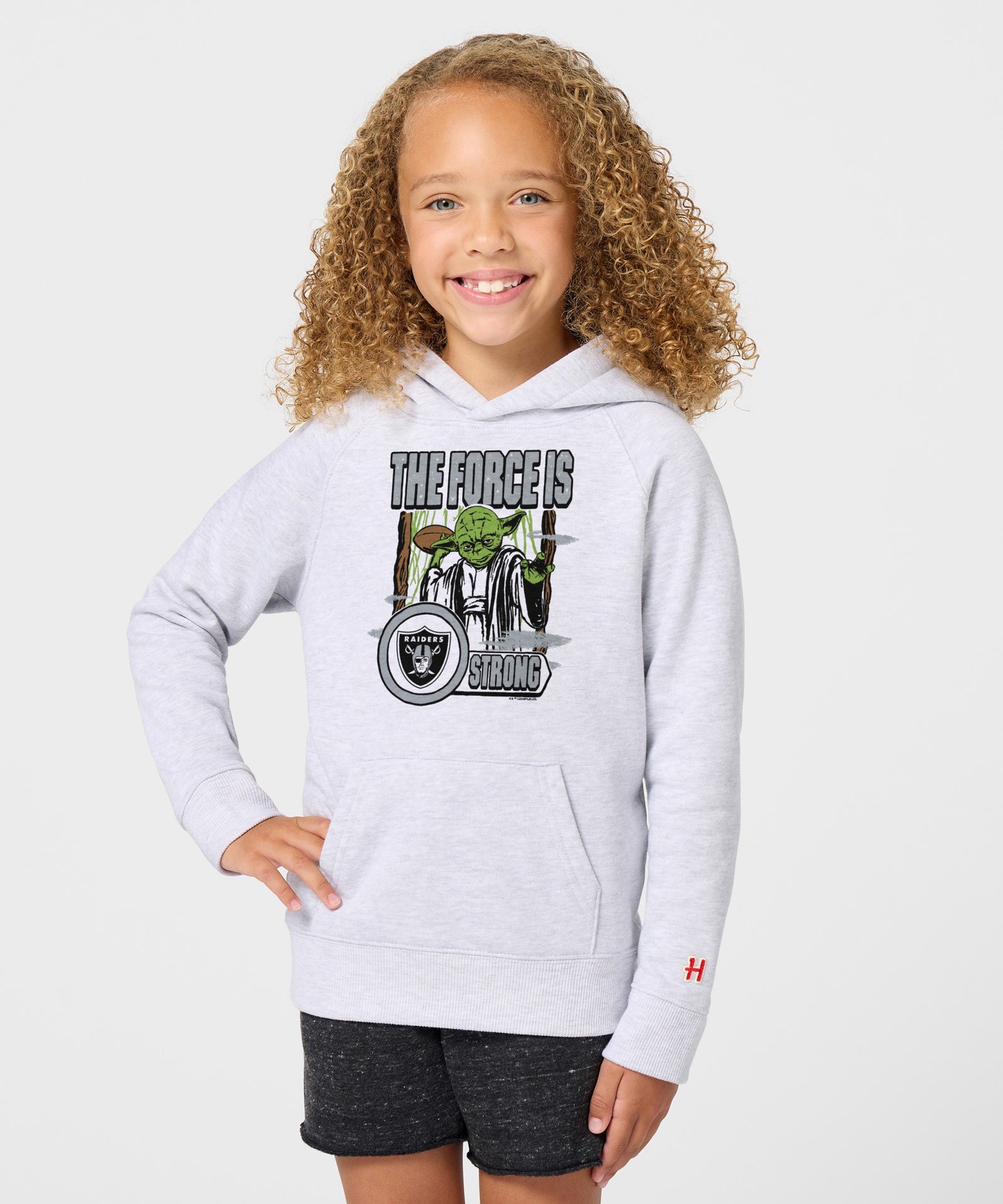Youth Star Wars X Las Vegas Raiders Light Side Hoodie