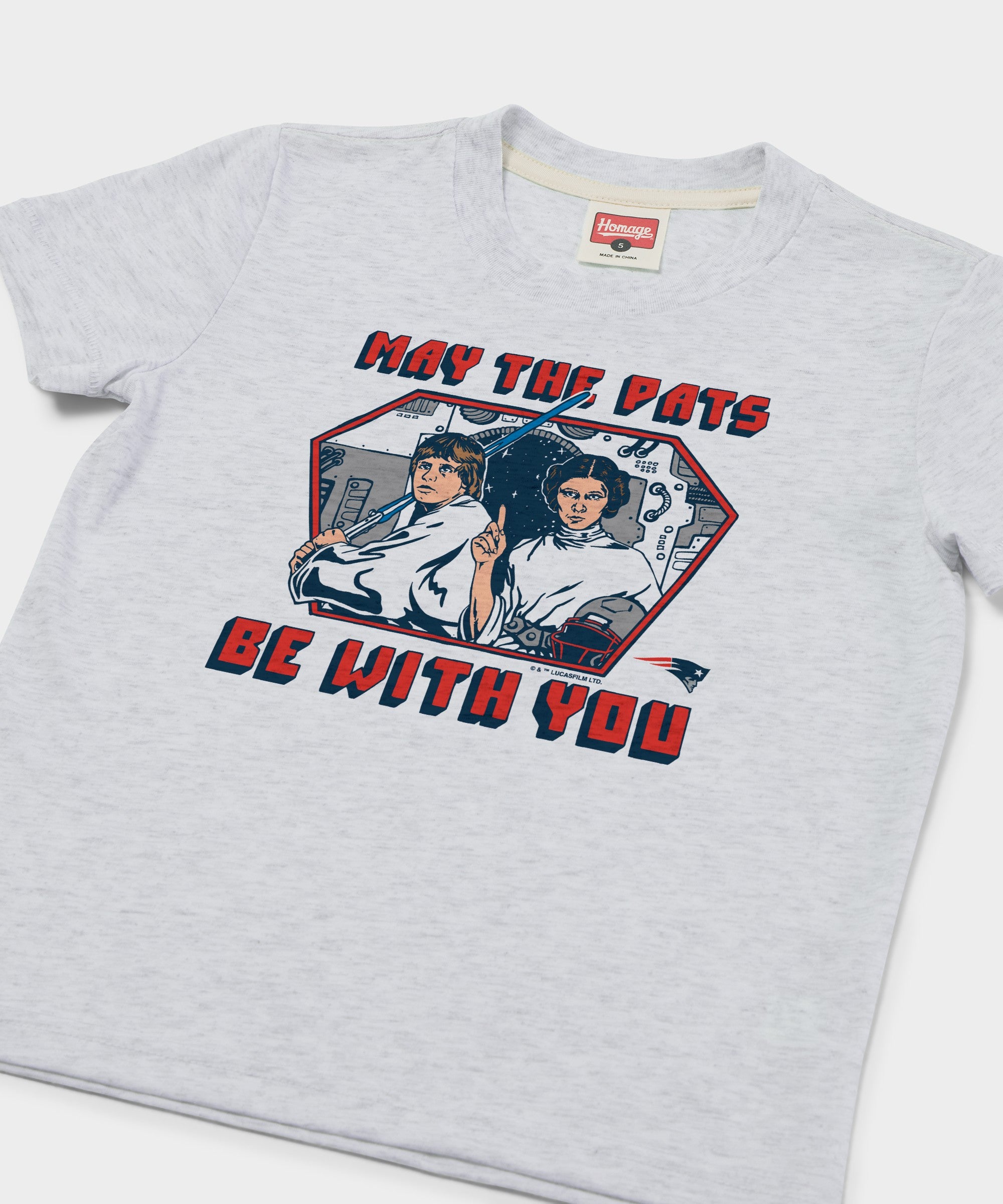 Youth Star Wars X New England Patriots Light Side