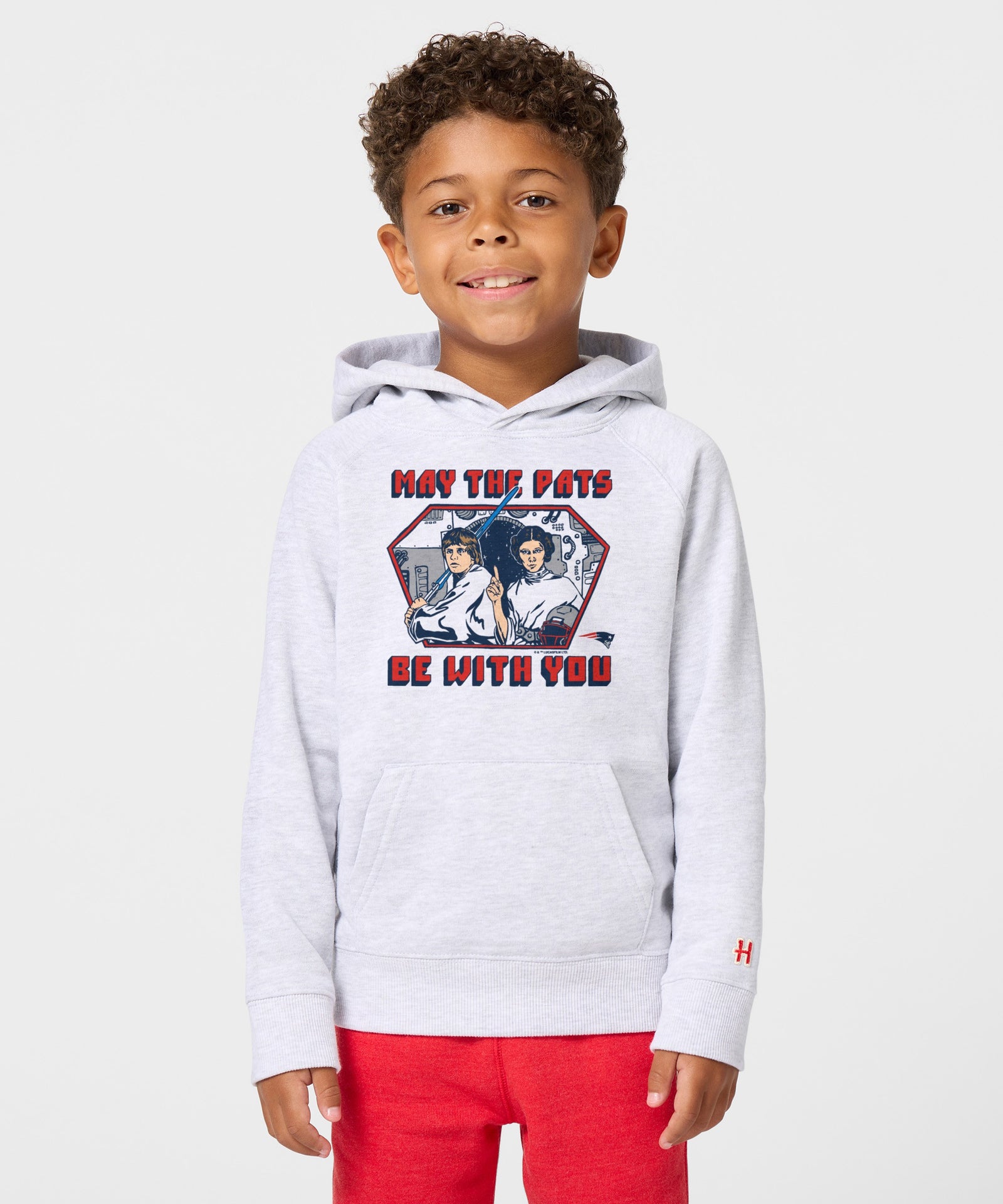 Youth Star Wars X New England Patriots Light Side Hoodie