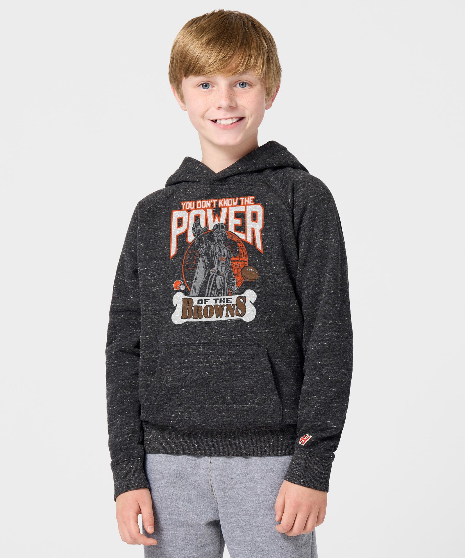 Youth Star Wars x Cleveland Browns Dark Side Hoodie