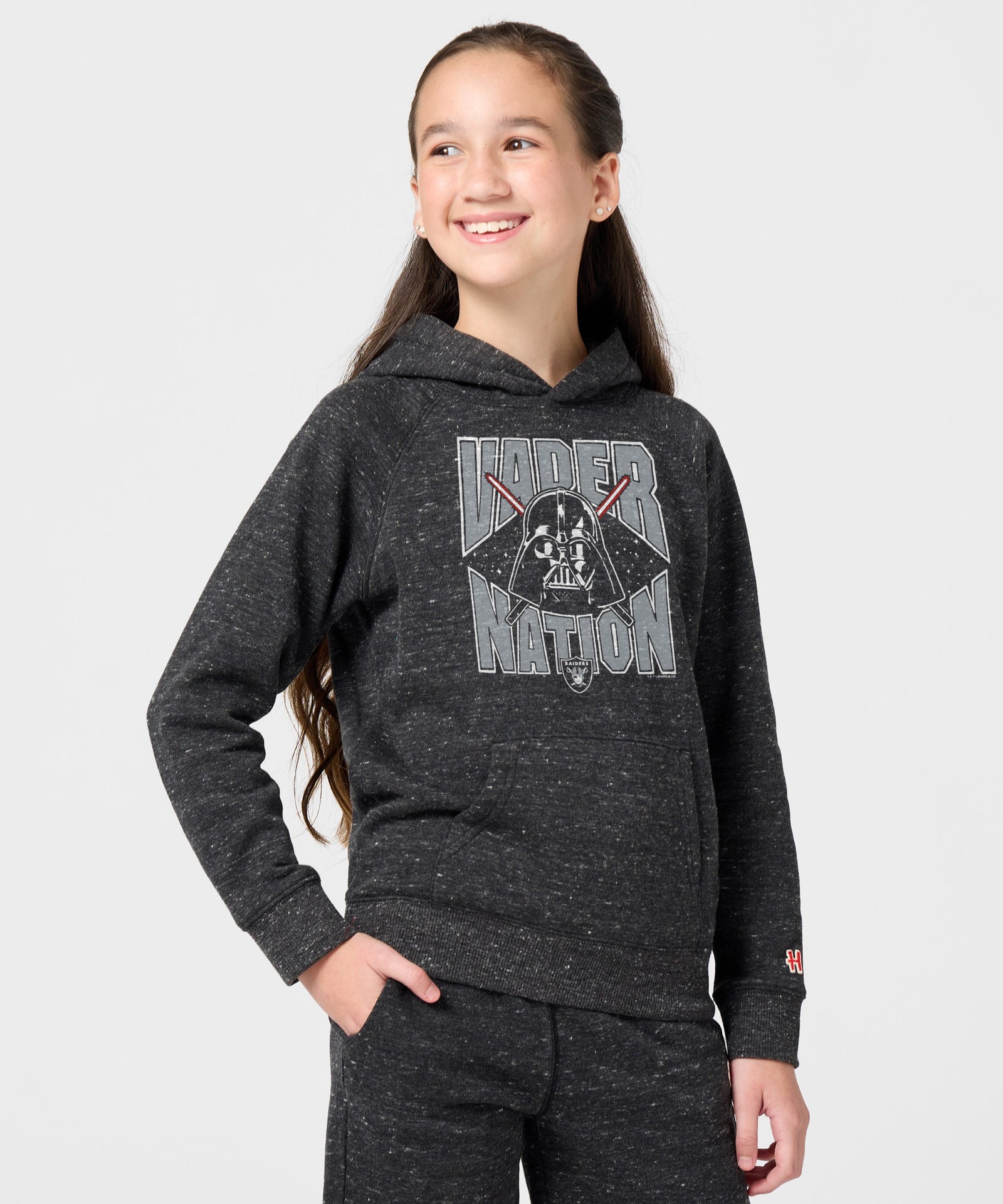Youth Star Wars x Las Vegas Raiders Dark Side Hoodie