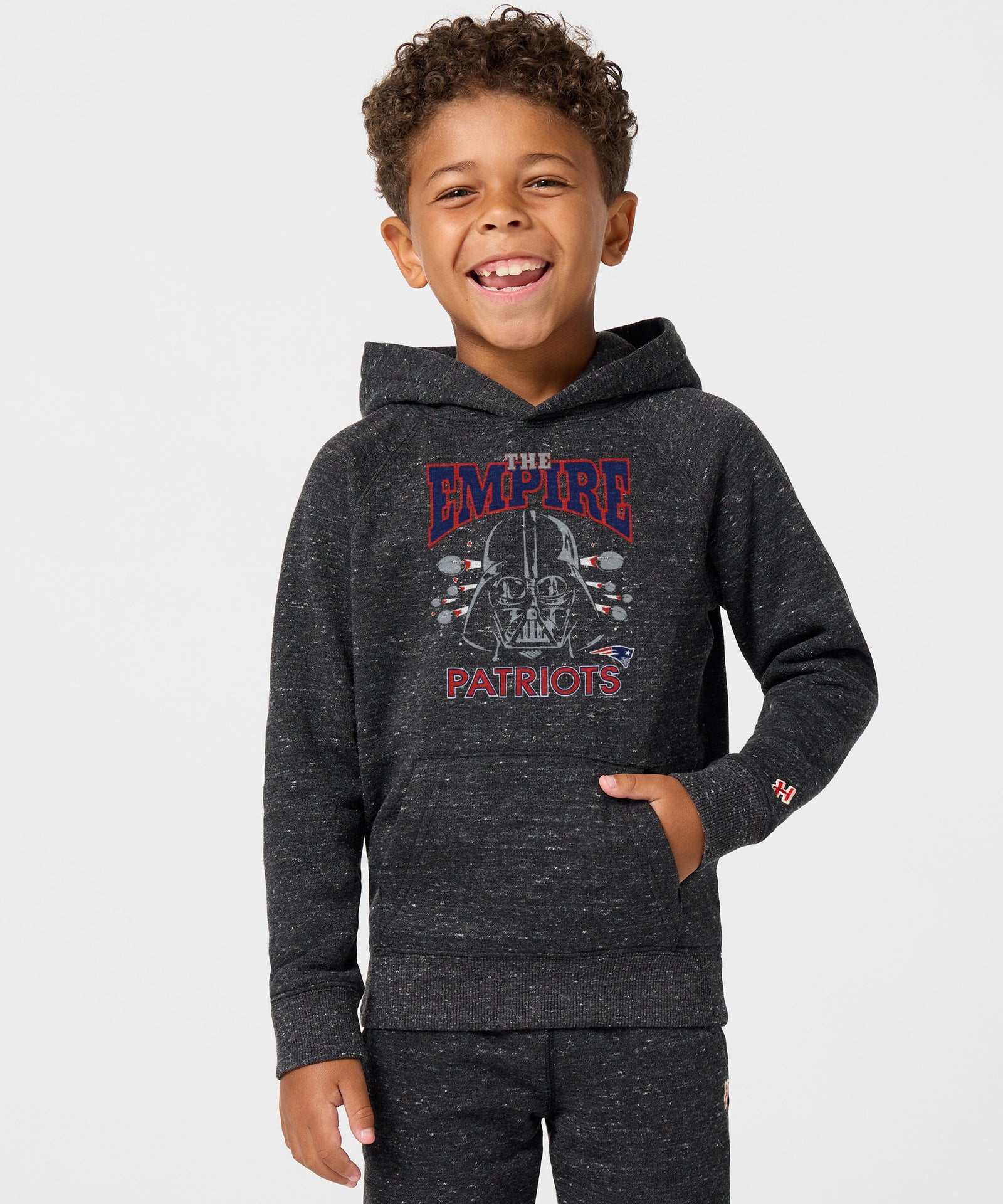 Youth Star Wars x New England Patriots Dark Side Hoodie
