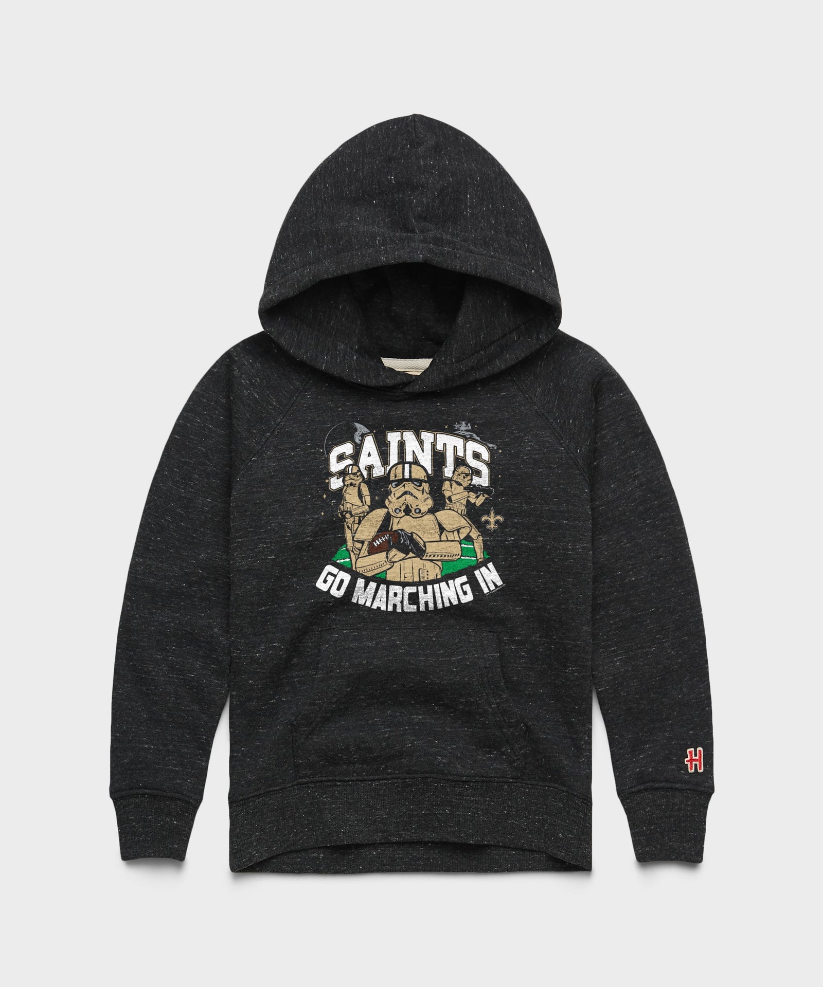 Youth Star Wars x New Orleans Saints Dark Side Hoodie