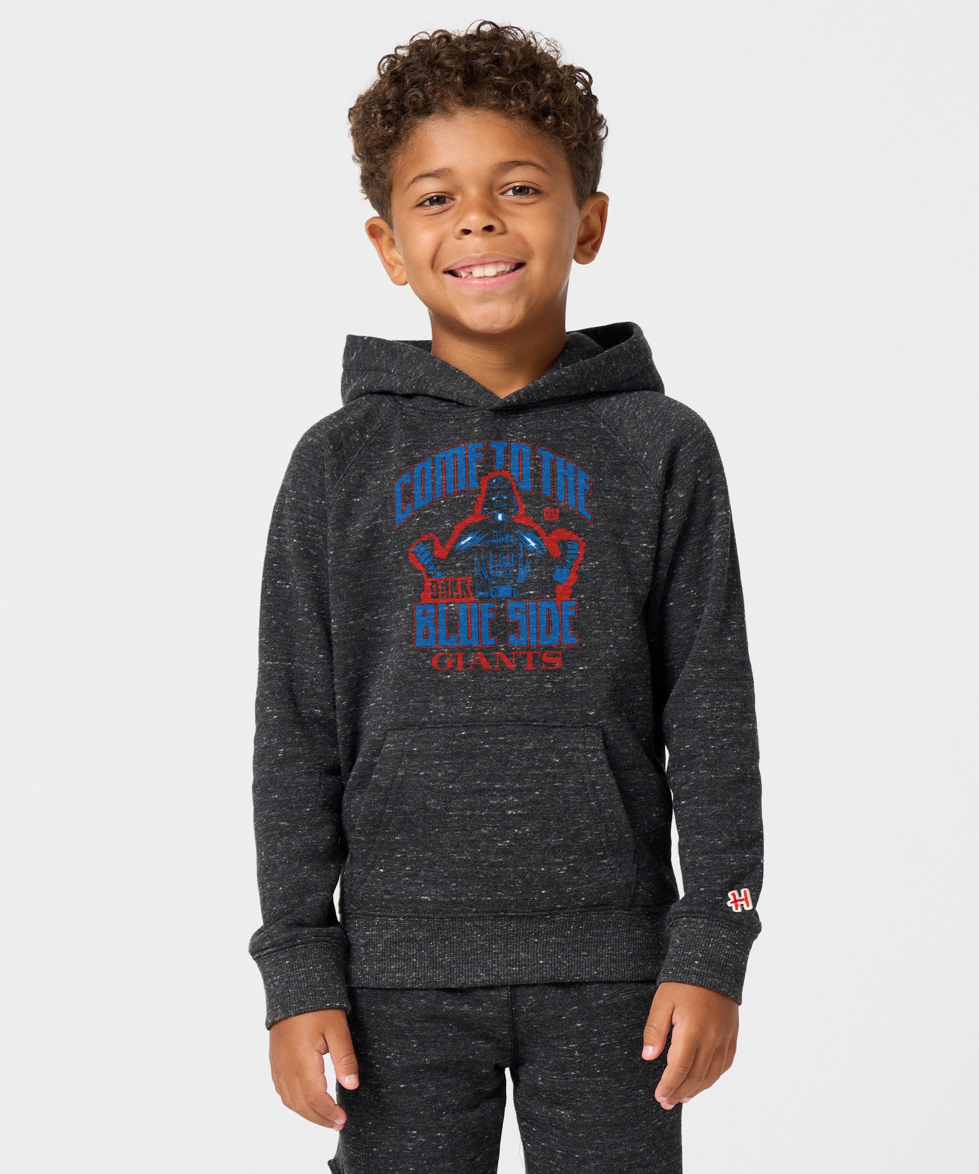 Youth Star Wars x New York Giants Dark Side Hoodie