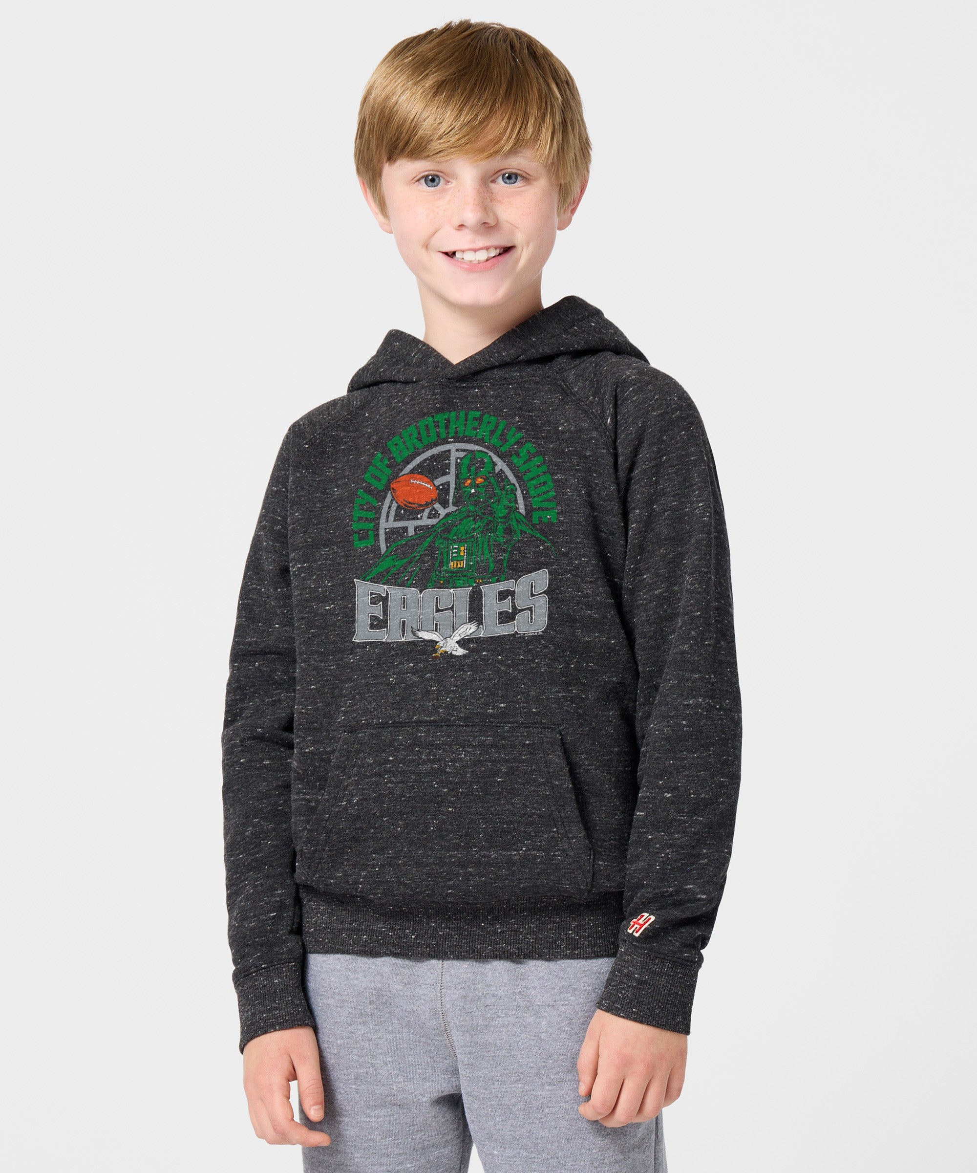 Youth Star Wars x Philadelphia Eagles Dark Side Hoodie