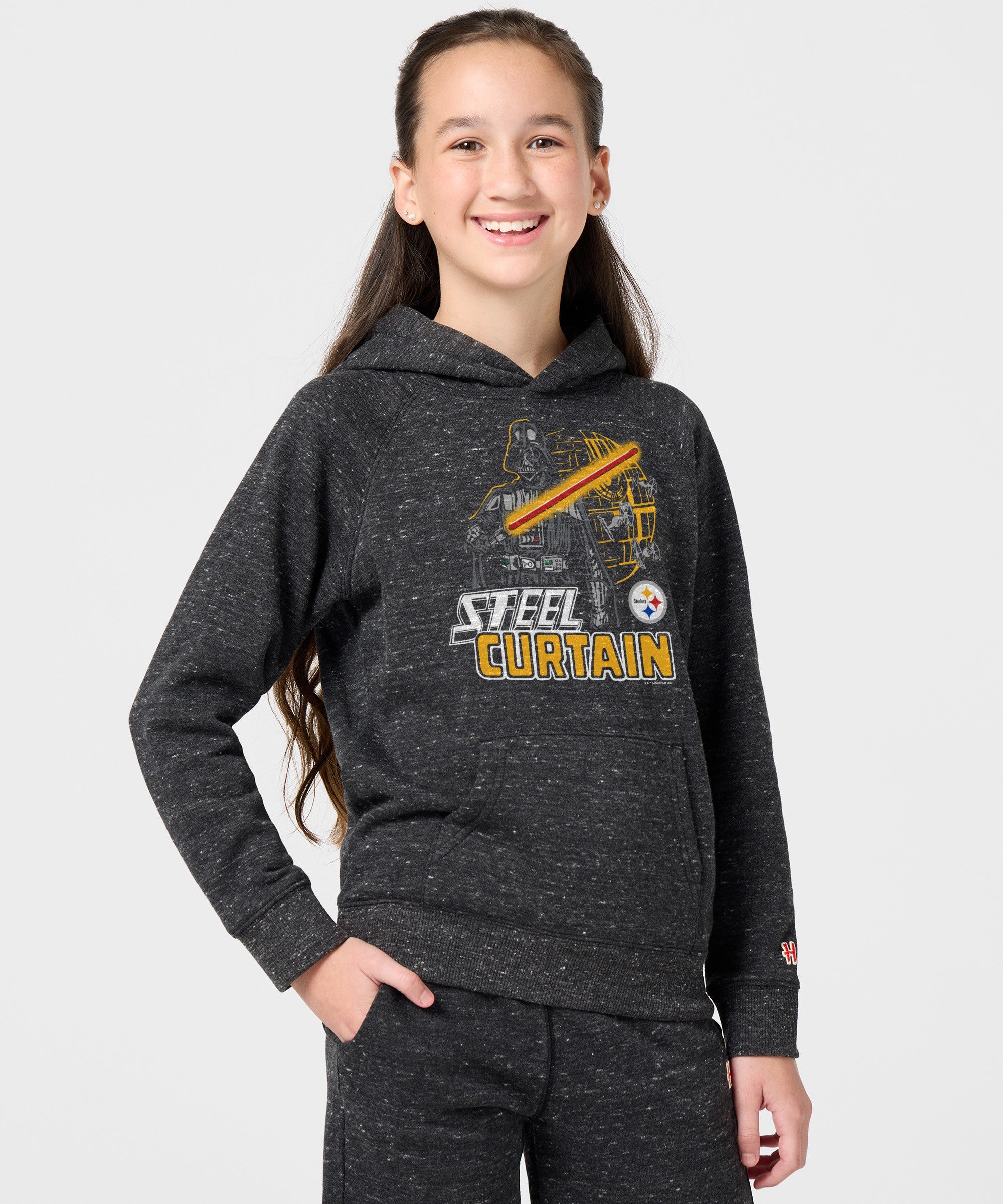 Youth Star Wars x Pittsburgh Steelers Dark Side Hoodie
